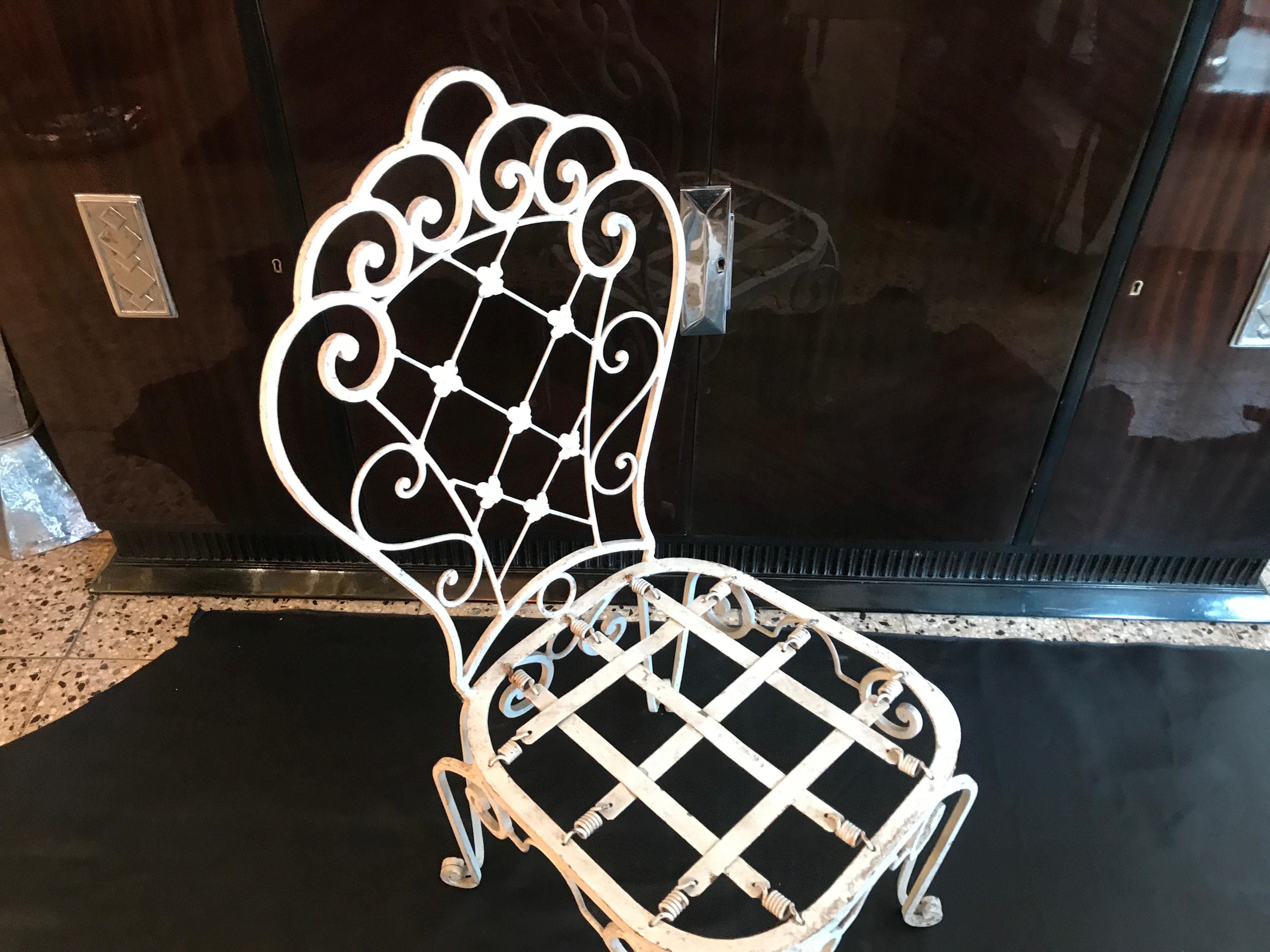 2 Stühle, 1940, Frankreich, Stil: Art déco im Angebot 5