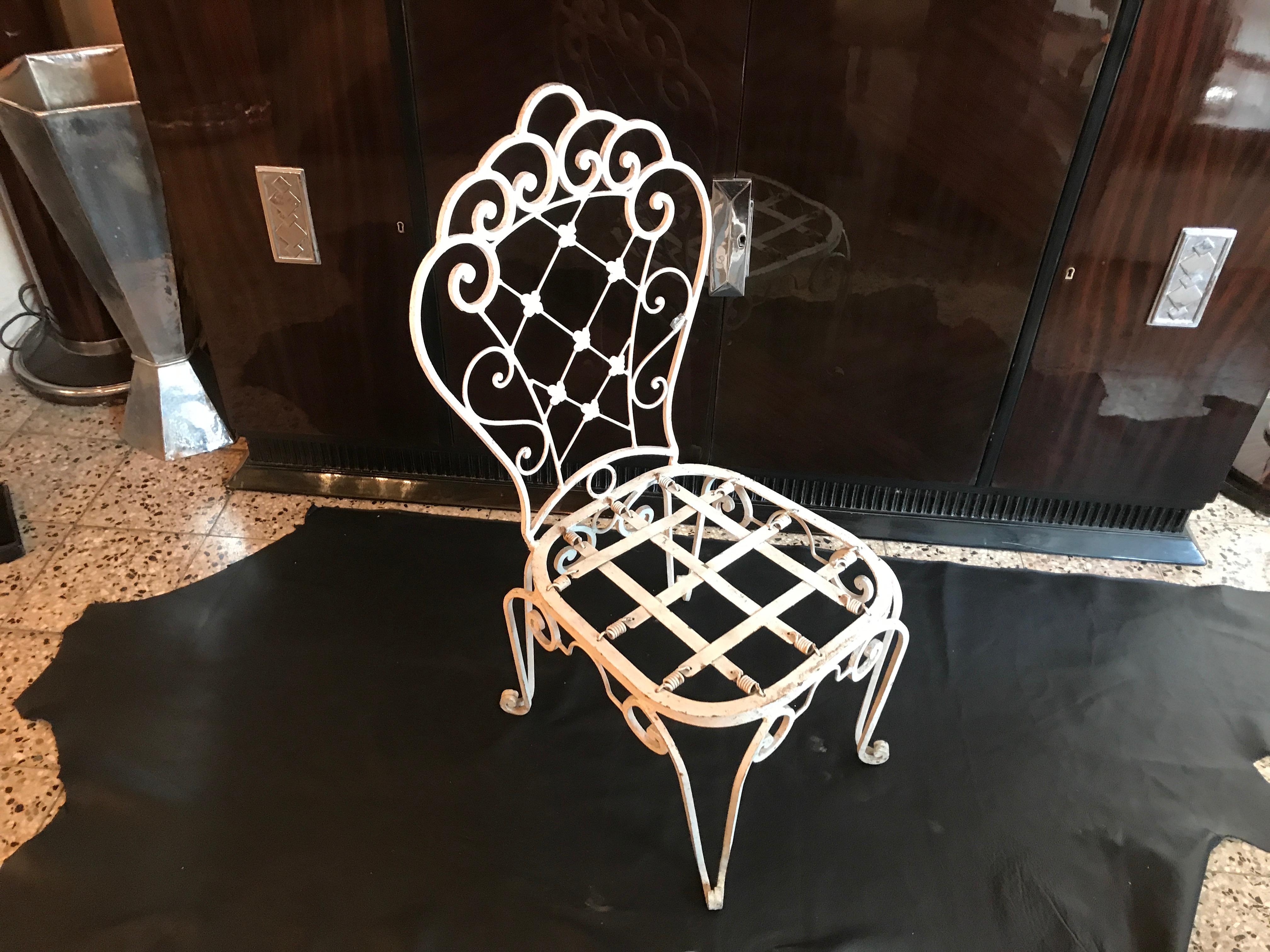 French 2 Chairs 1940, France, Style: Art Deco