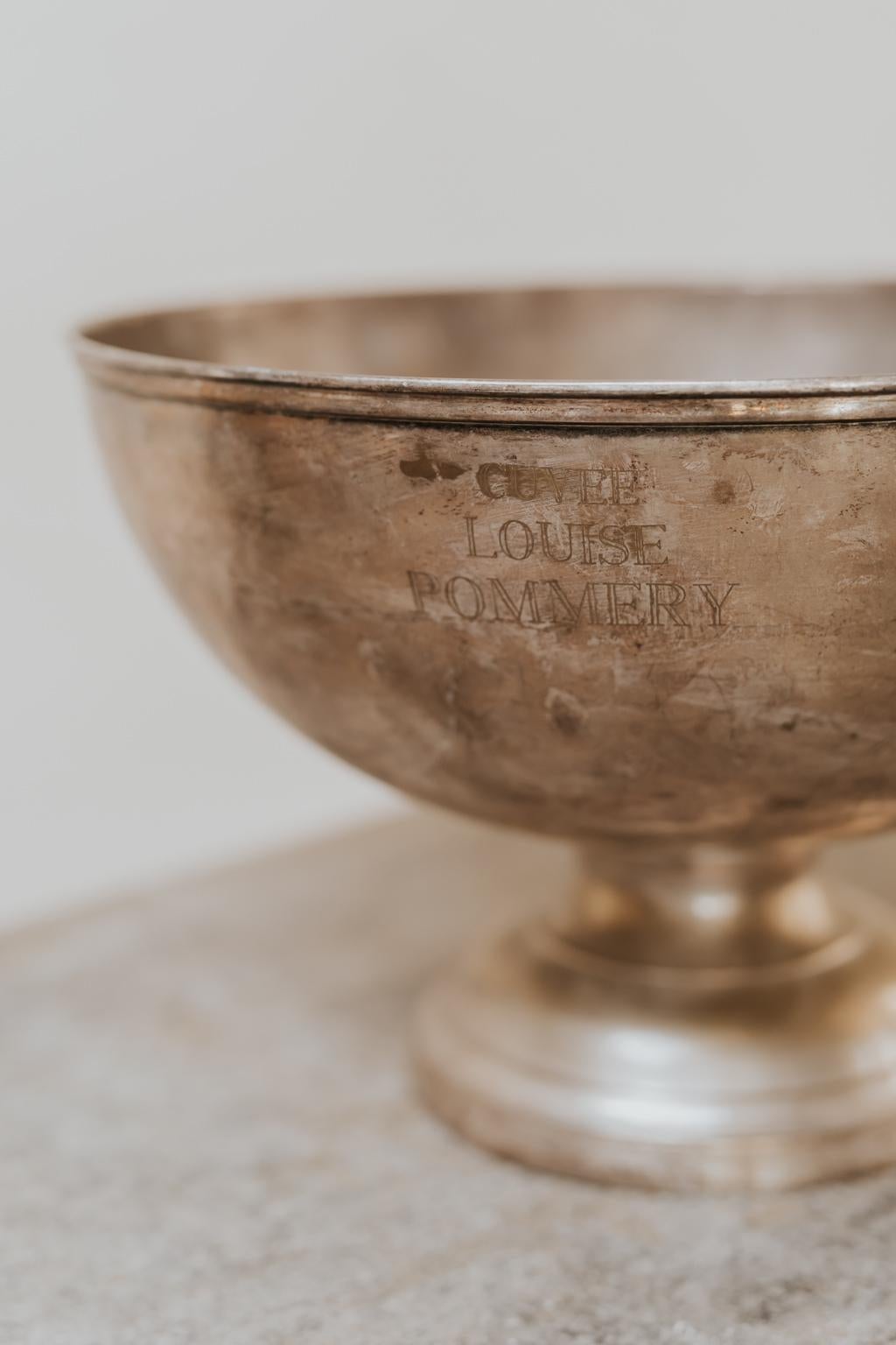 These vintage champagne coolers are extra large, made by Champagne houses and used in French restaurants and hotels, can carry several bottles of bubbles.