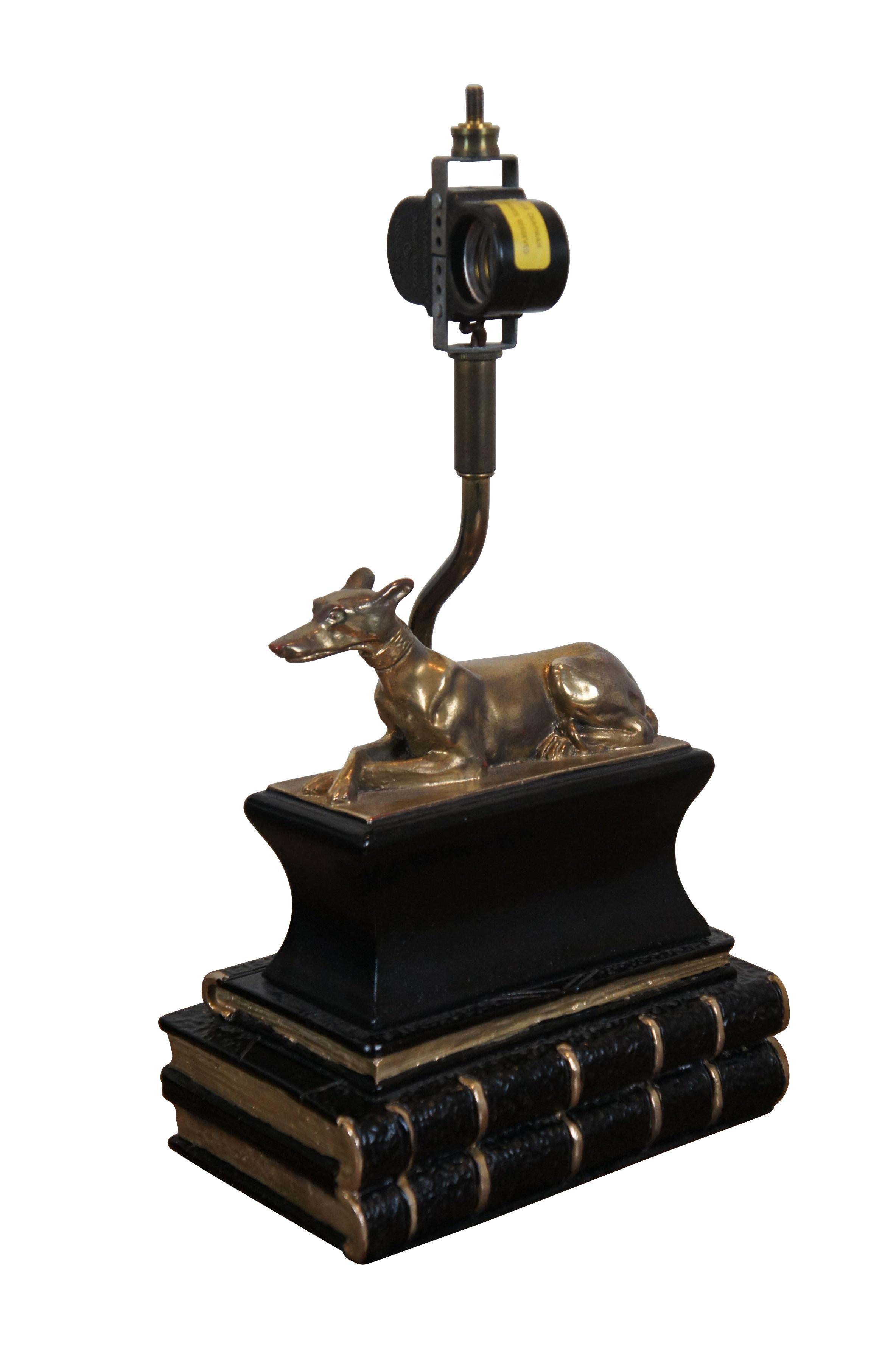 greyhound table lamp