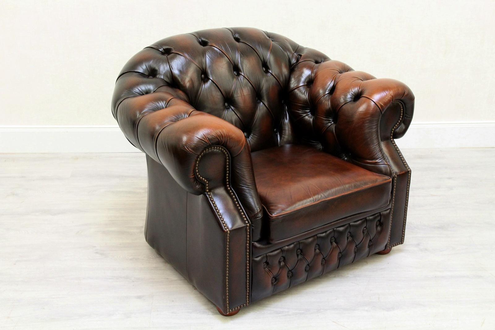 2 Chesterfield Armchair Armchair Wing Chair Antique Chair 4