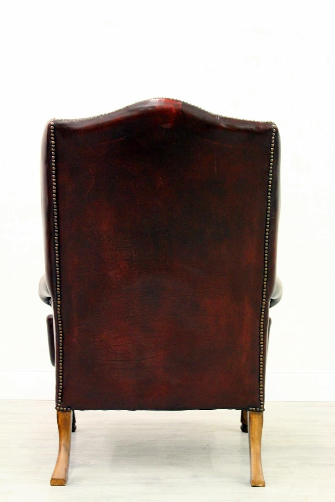 2 Chesterfield Armchair Wing Chair Antique Chair 7