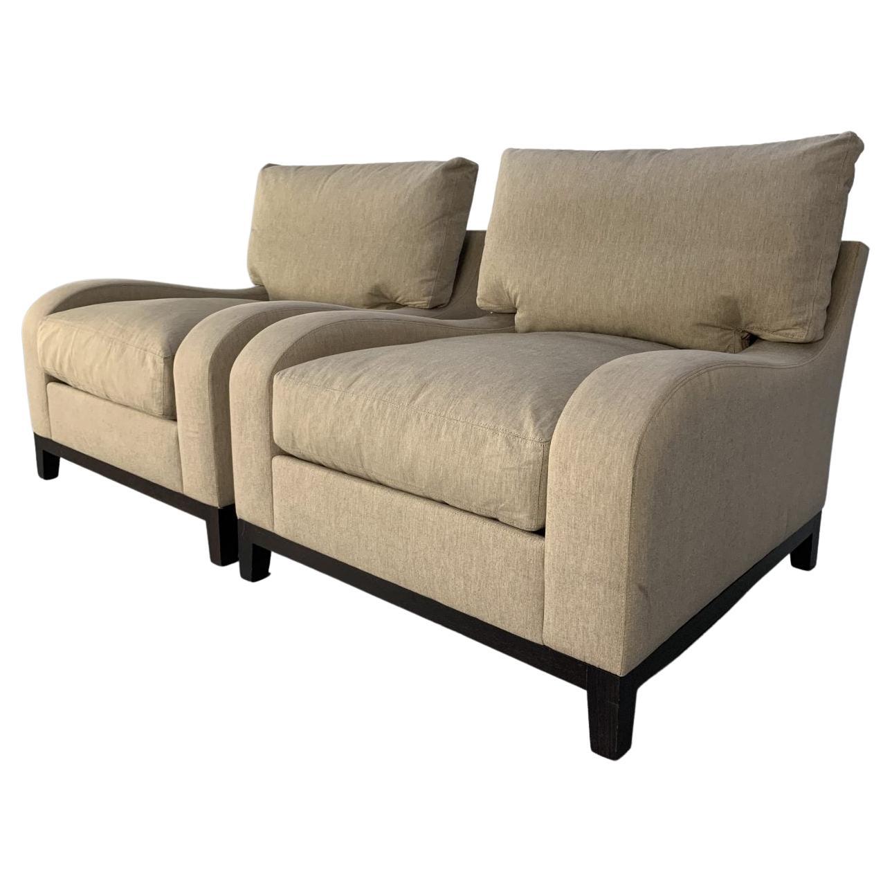 Split Armchair/Light Brown, Alex Hull For Sale at 1stDibs