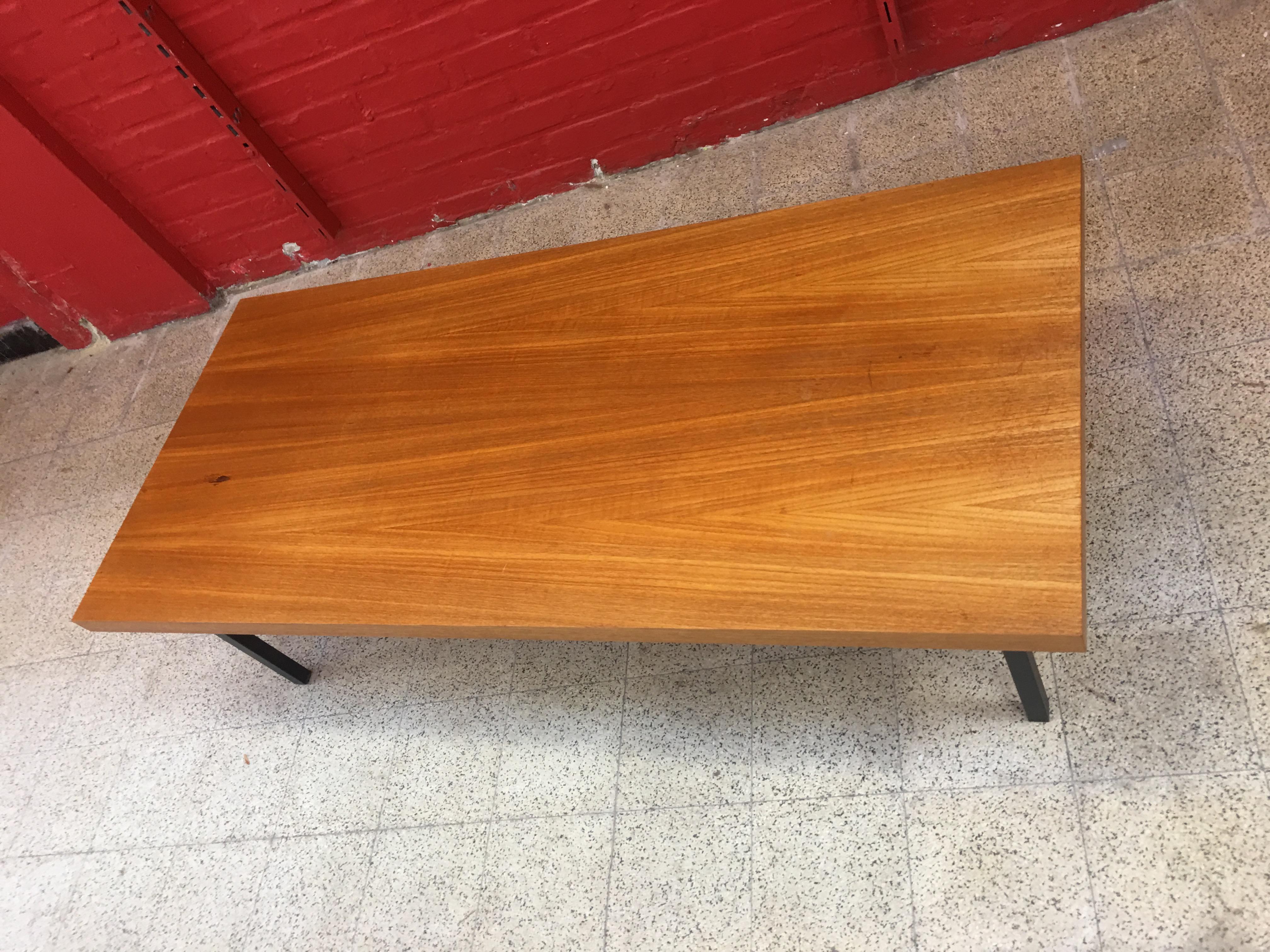 French 2 Coffee Tables in Knoll Style, circa 1960 For Sale