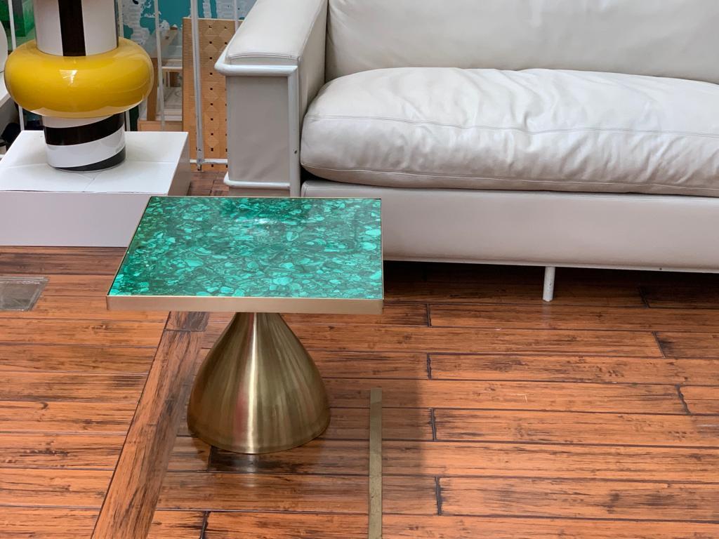 Laiton 2 Tables basses Model No No par Studio Superego, Italie en vente
