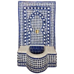 2 Color Moroccan Mosaic Mini Fountain, Marrakech 5