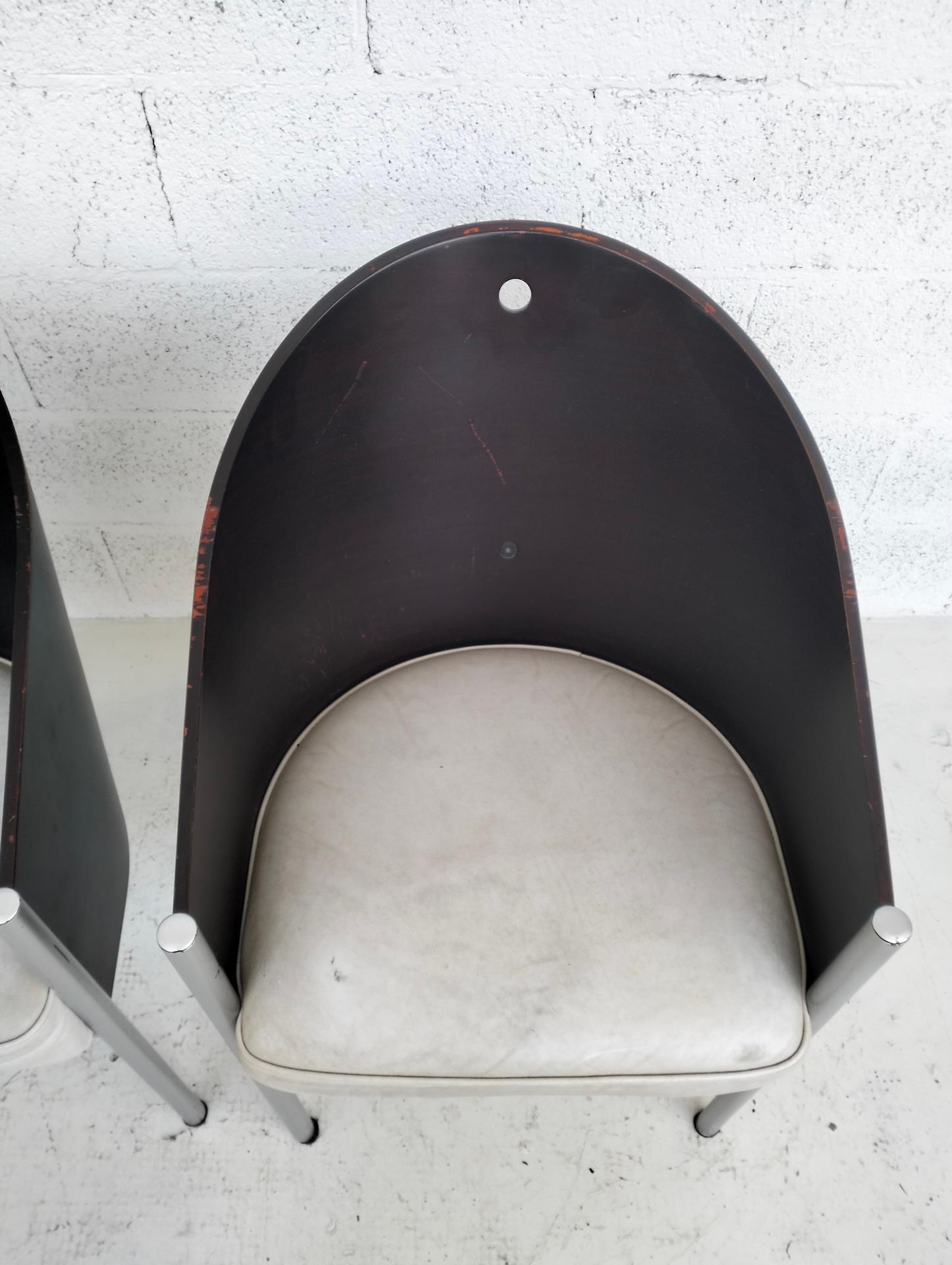 2 sedie Costes di Philippe Starck per Driade anni '80 in vendita 4