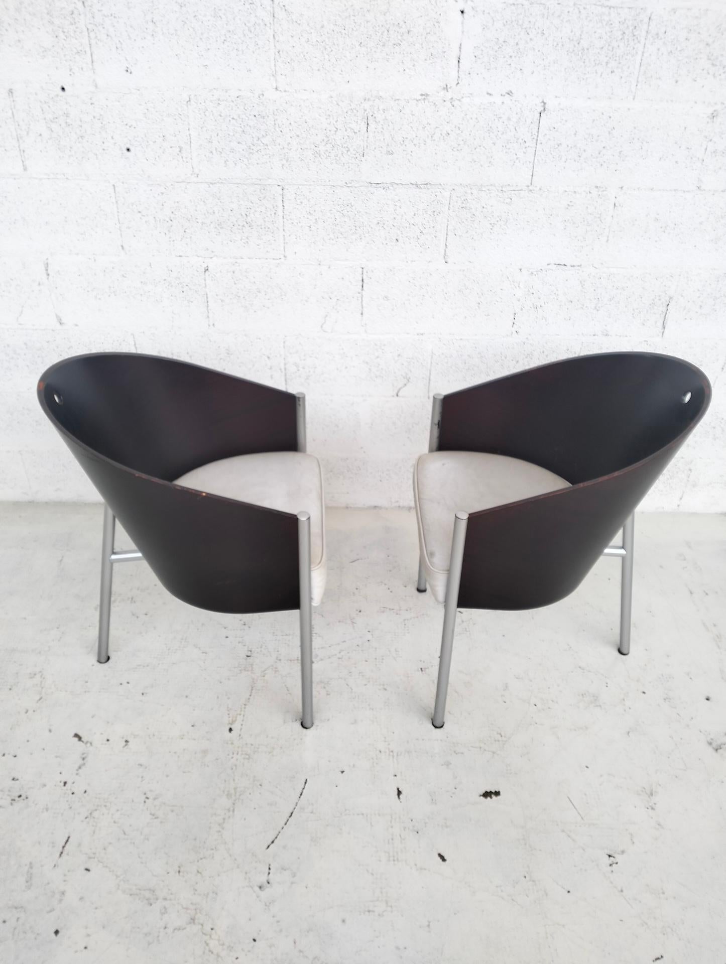 Italiano 2 sedie Costes di Philippe Starck per Driade anni '80 in vendita