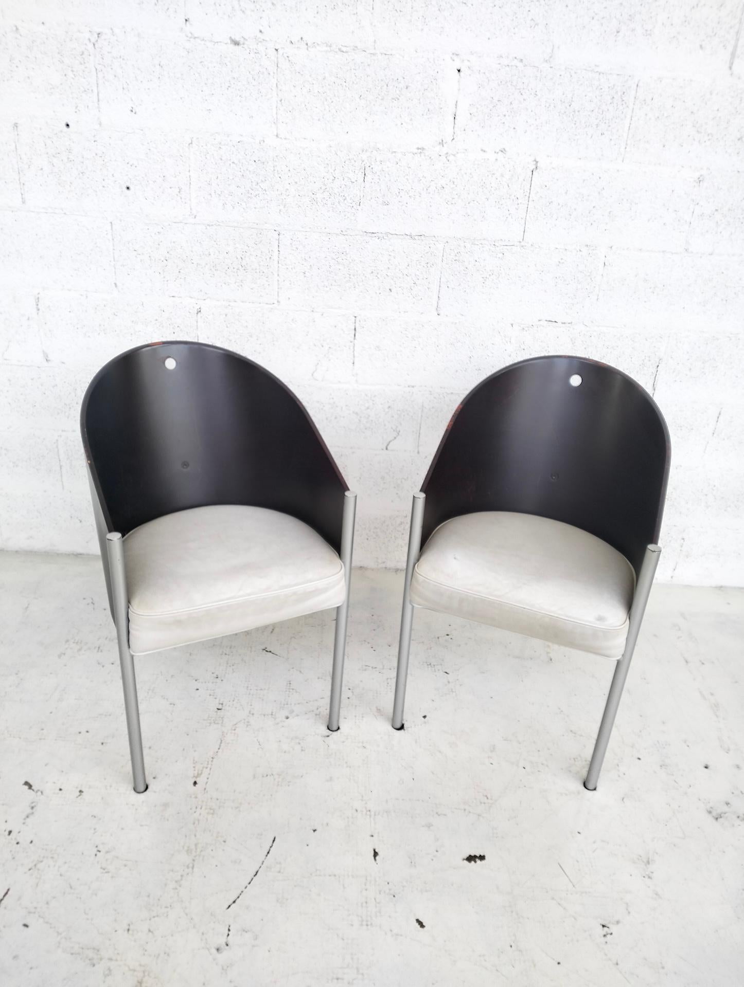 2 sedie Costes di Philippe Starck per Driade anni '80 in vendita 1