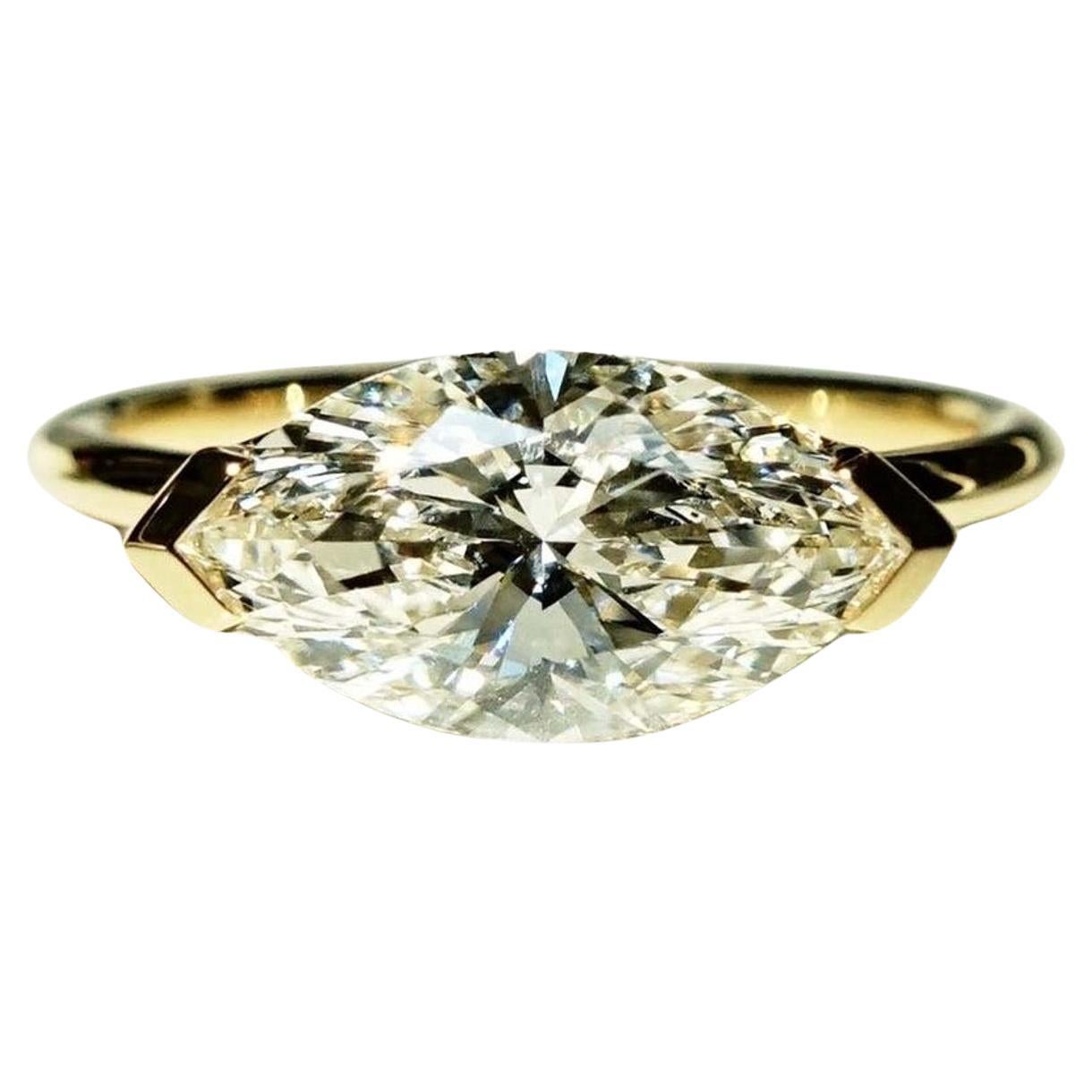 2 CT Marquise Cut East To West Set Moissanite Solitaire Ring 925 Sterling Silver.

A P P R O X T I M E

All items are custom made to order. Our approx time is about 6 - 10 business days. This can change during peak season

Note: There May Be Little