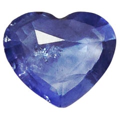 2 ct Zafiro azul natural en forma de corazón 2 ct Zafiro azul natural en forma de corazón