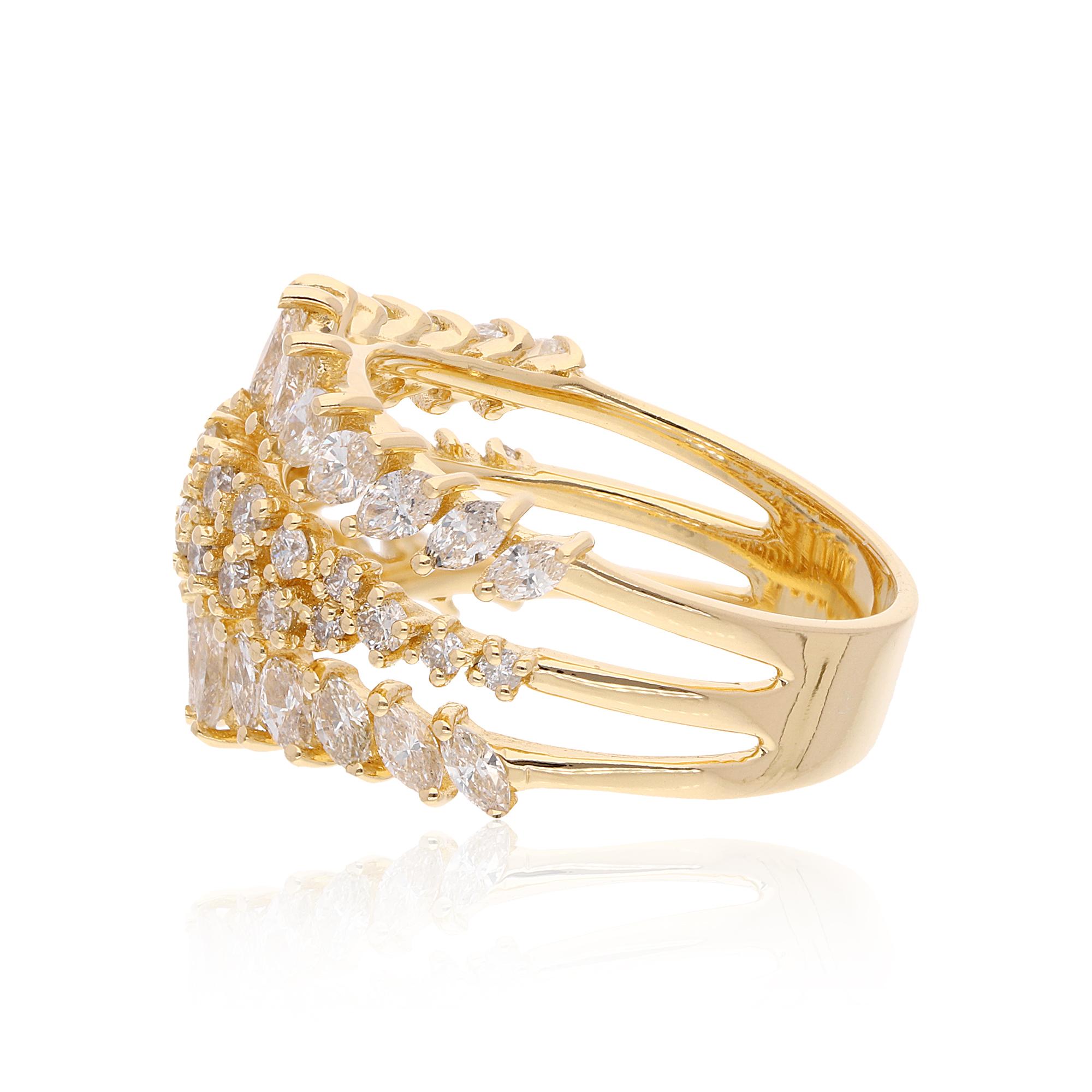 Item Code :- CN-16878
Gross Wt. :- 5.68 gm
14k Solid Yellow Gold Wt. :- 5.28 gm
Diamond Wt. :- 2.00 Ct. ( SI Clarity & HI Color )
Ring Size :- 7 US & All size available

✦ Sizing
.....................
We can adjust most items to fit your sizing