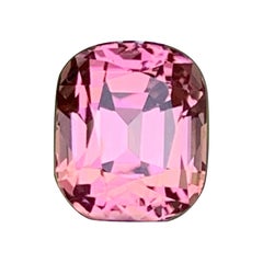 2 Cts Baby Pink Color Afghan Cushion Cut Tourmaline Gemstone for Jewellery 7mm