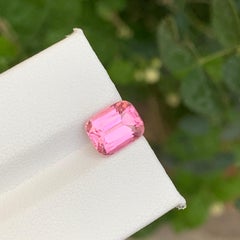 2 pierres de tourmaline rose pâle, taille coussin, pour bijoux, 9 mm