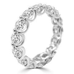 2 cts Moissanite Ehering 925 Sterling Silber Ewigkeit Band
