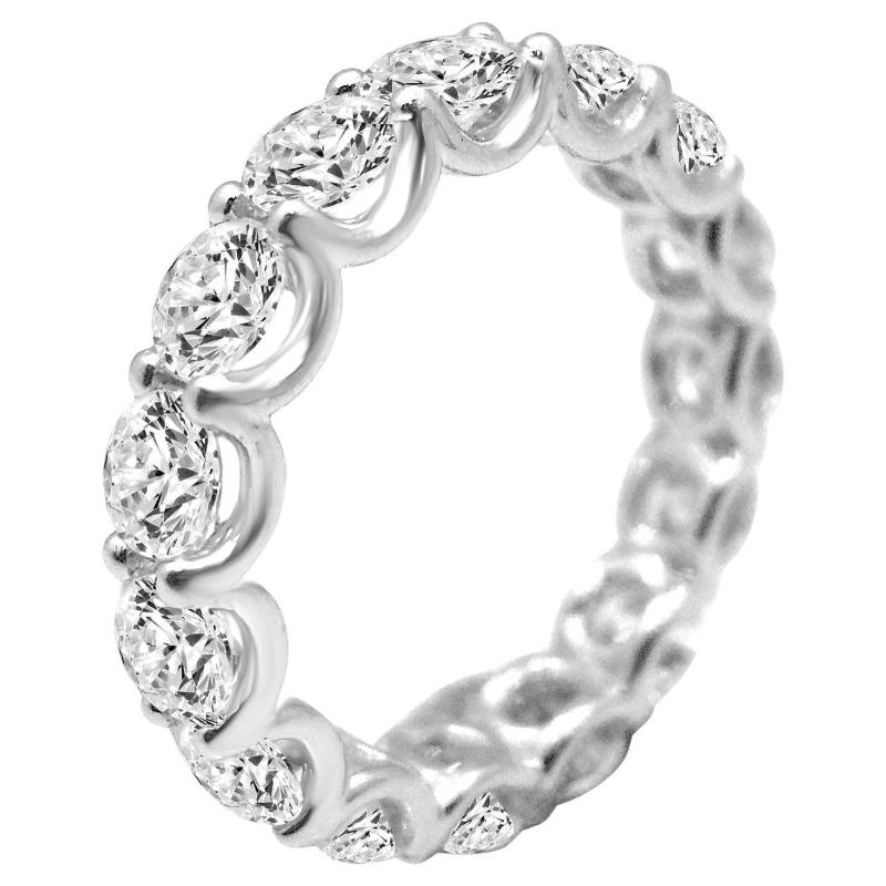 2 cts Moissanite Wedding Ring 925 sterling Silver eternity band