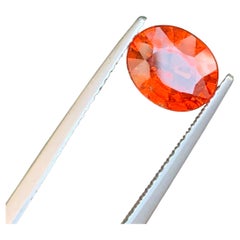 2 Cts Oval Shape Fanta Color Mandarin Spessartite Garnet Gemstone for Jewellery