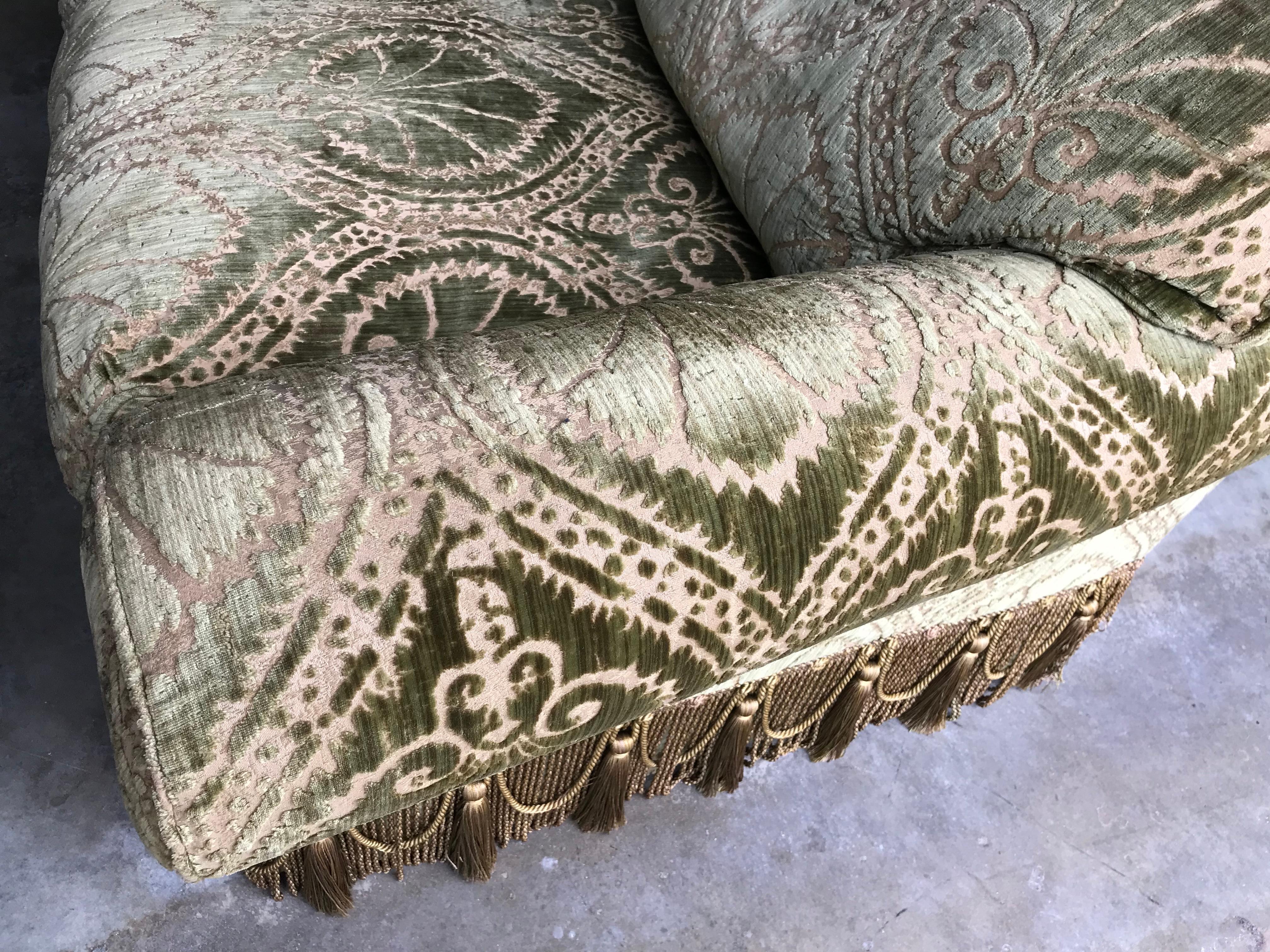 Velvet 2 Custom Ottoman Style Sofas