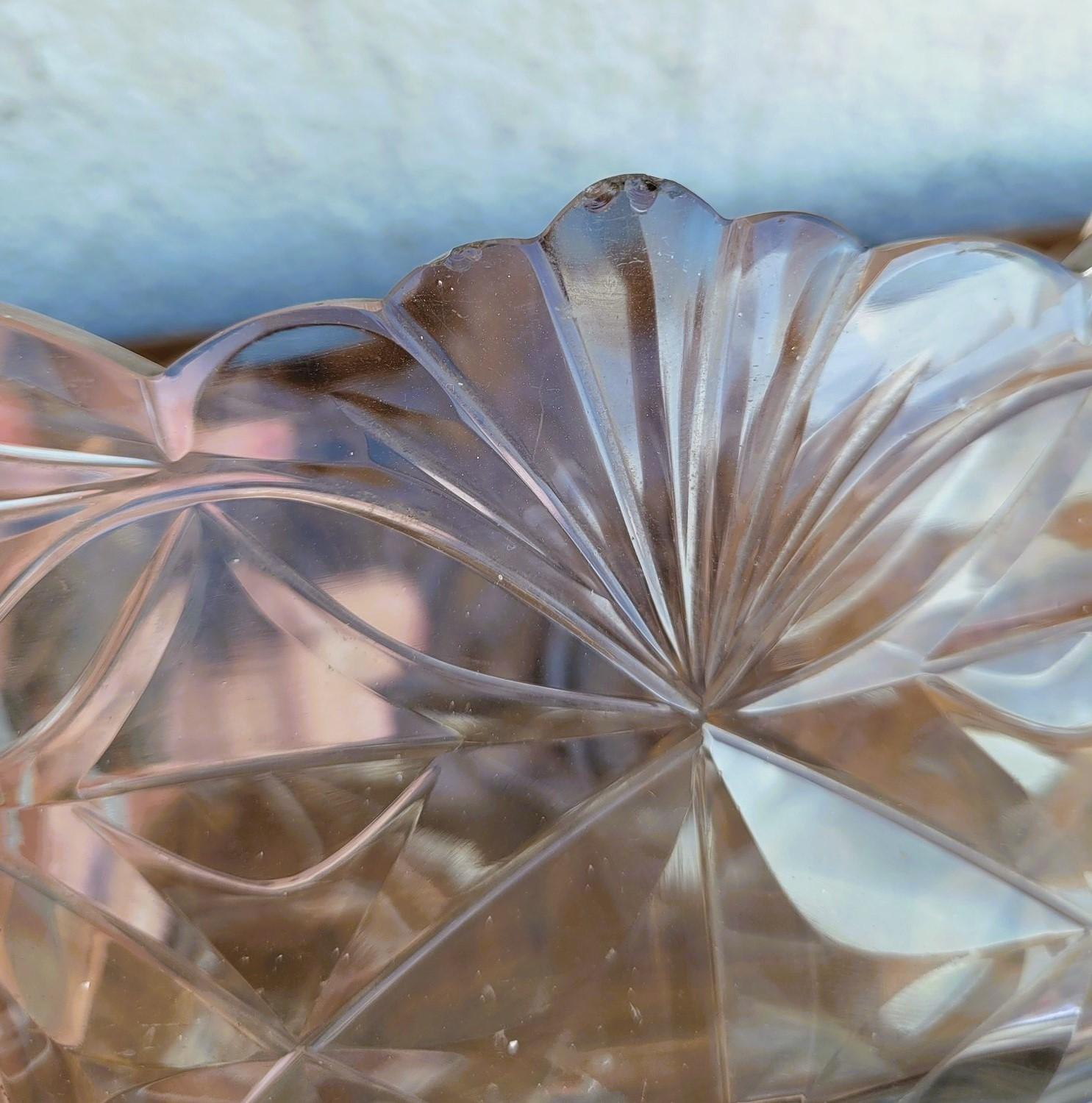 2 Cut Crystal Bowls, 19th Century For Sale 2