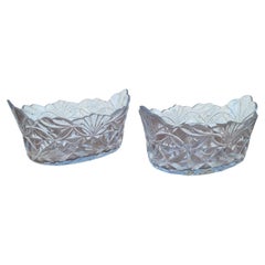 Antique 2 Cut Crystal Bowls, 19th Century