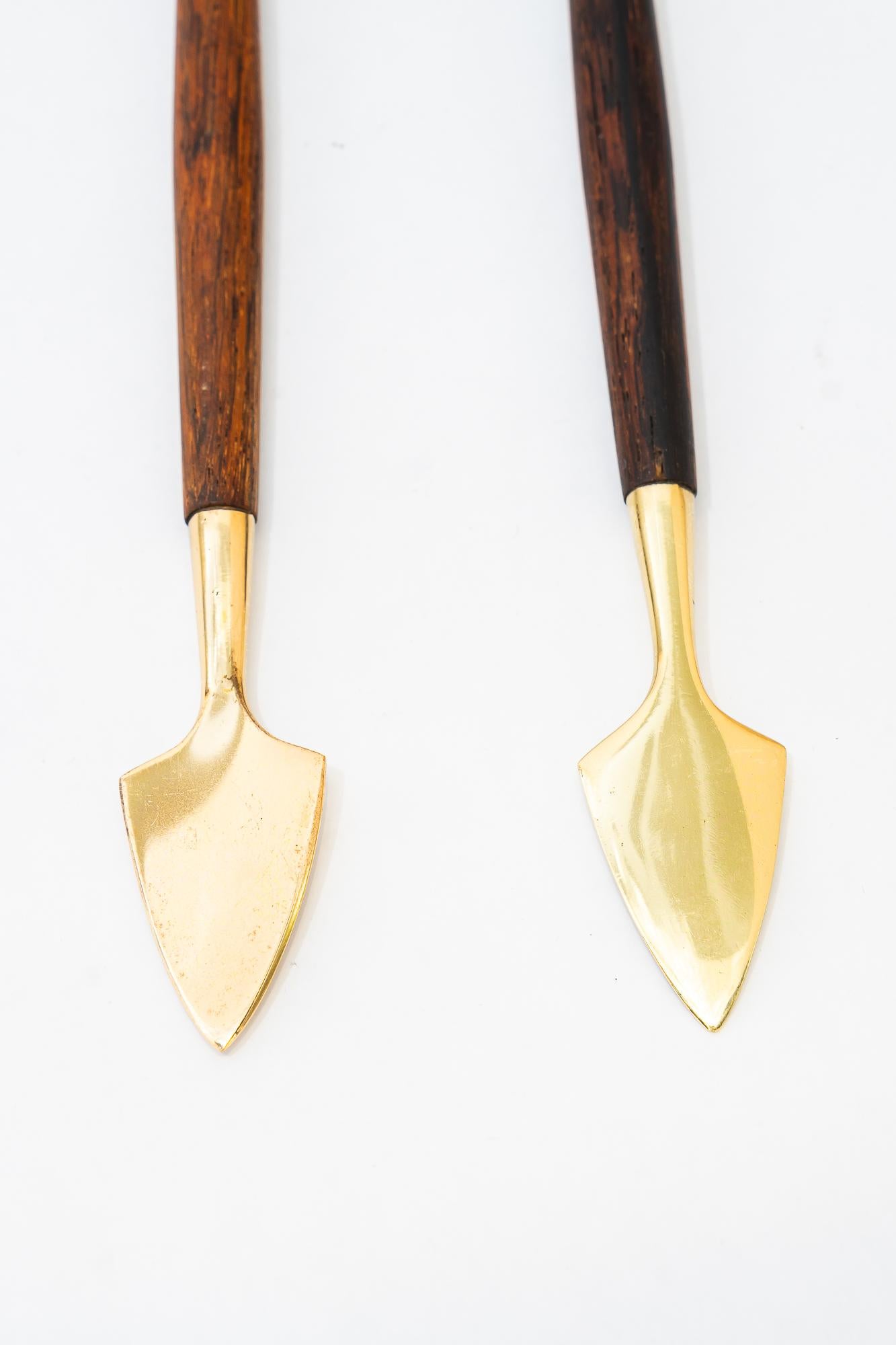 Laqué 2 outils de jardinage pour bonsaïs danois du milieu du siècle vers 1950 en vente