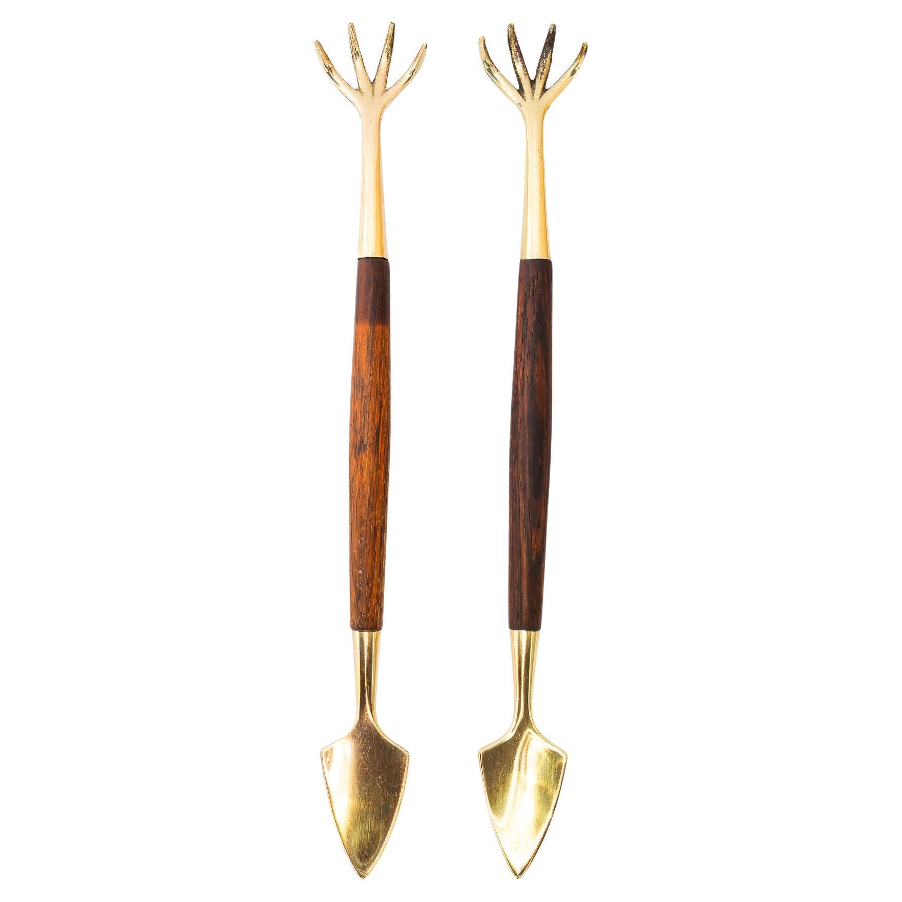 2 outils de jardinage pour bonsaïs danois du milieu du siècle vers 1950 en vente