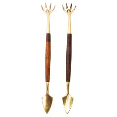 2 outils de jardinage pour bonsaïs danois du milieu du siècle vers 1950