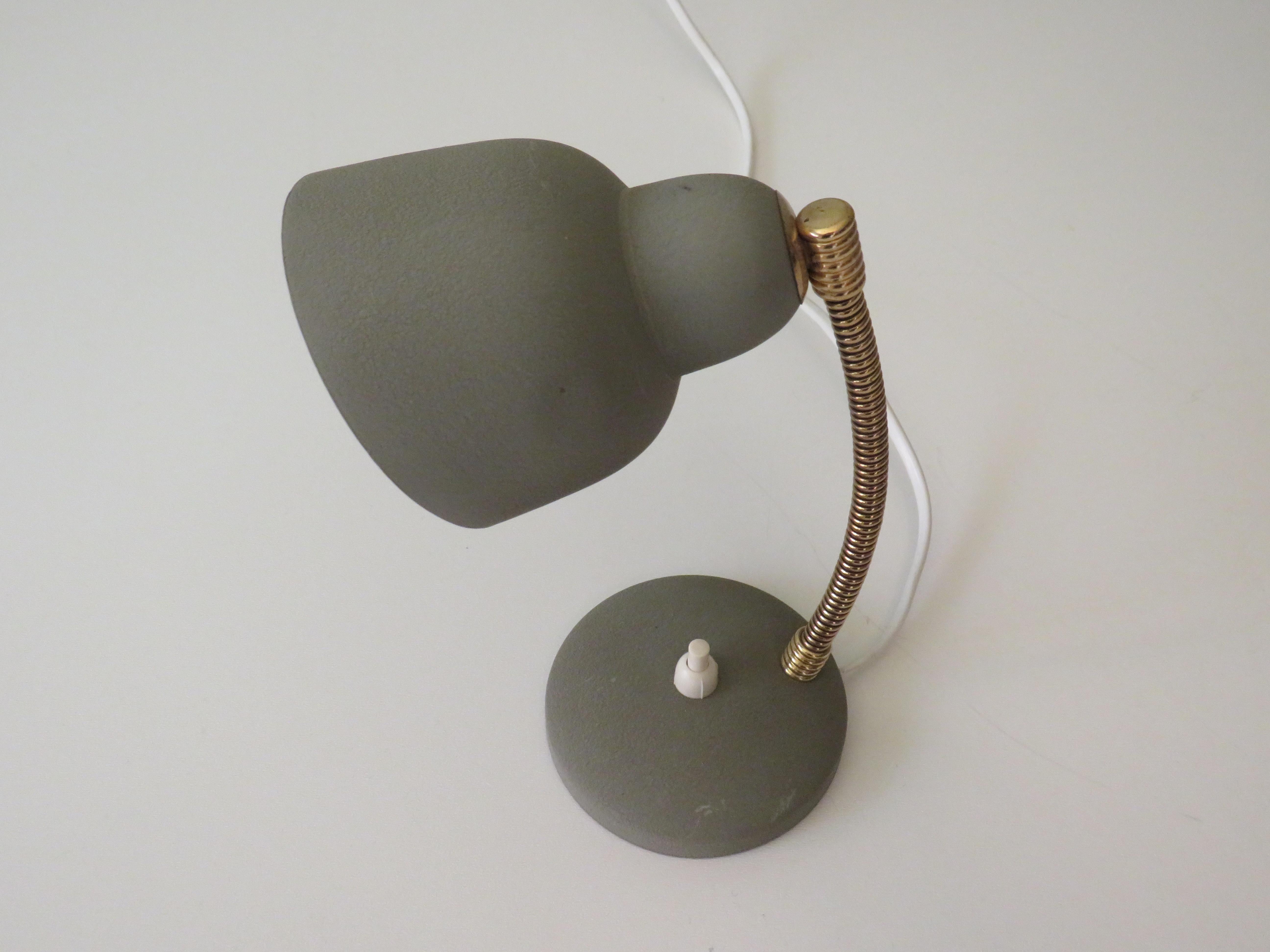 2 Desk Lamps - Bedside Lamps from Aluminor, France 1950 2