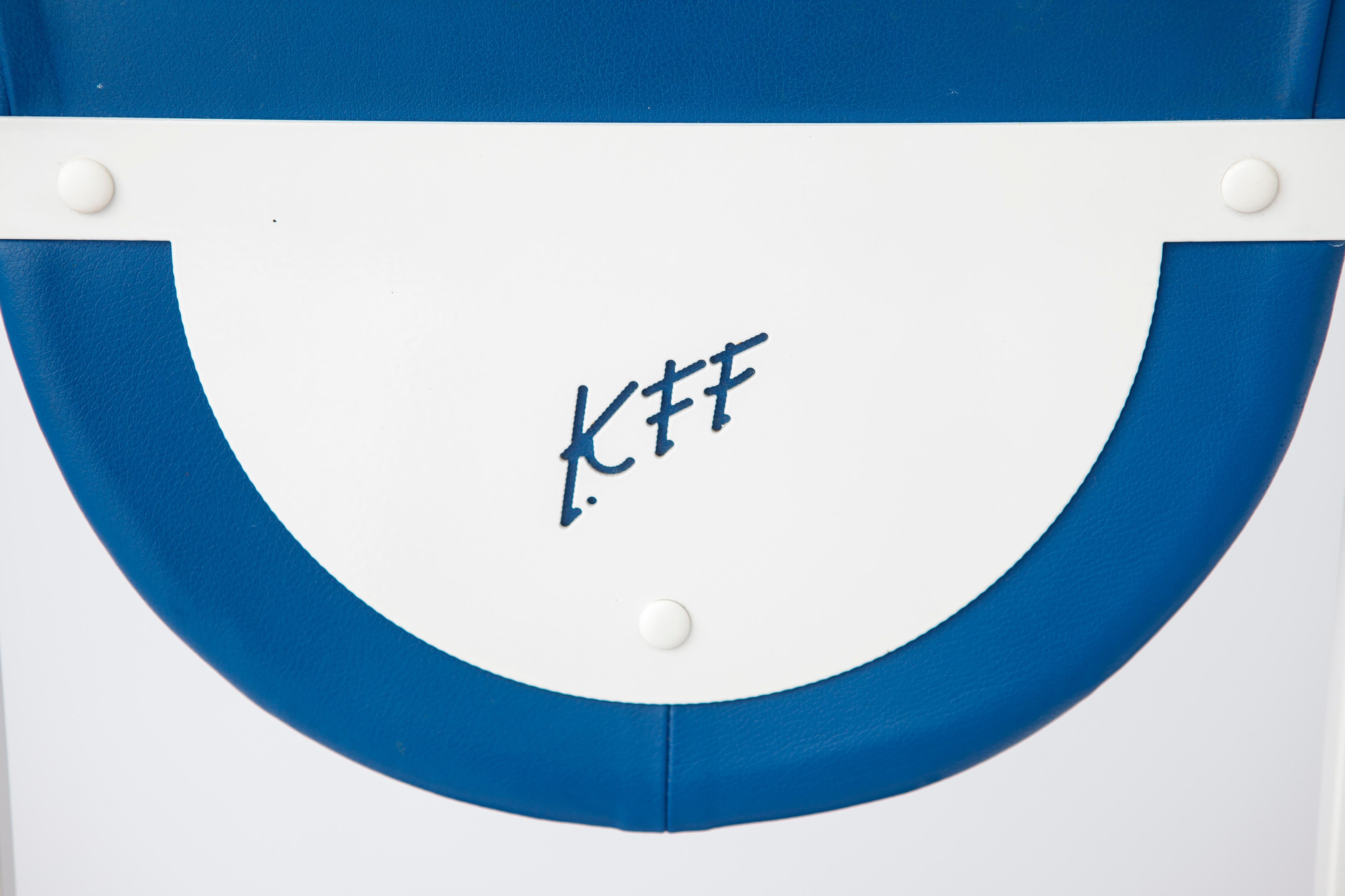 Late 20th Century 2 Dining Chairs by Karl Friedrich Förster for manufacturer KFF Germany, 1980s, S For Sale