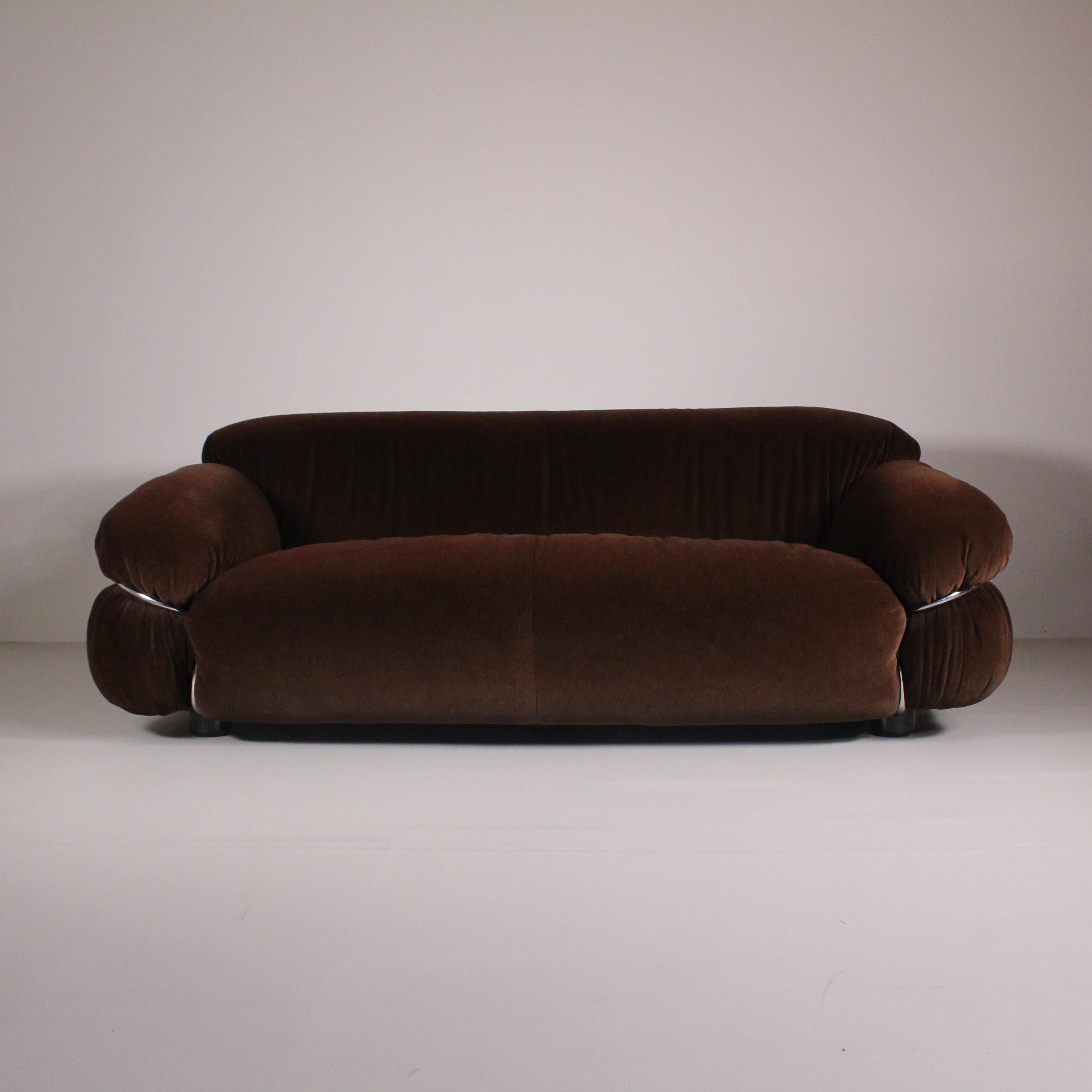2 Sesann sofas Gianfranco Frattini Cassina In Good Condition For Sale In Milano, Lombardia