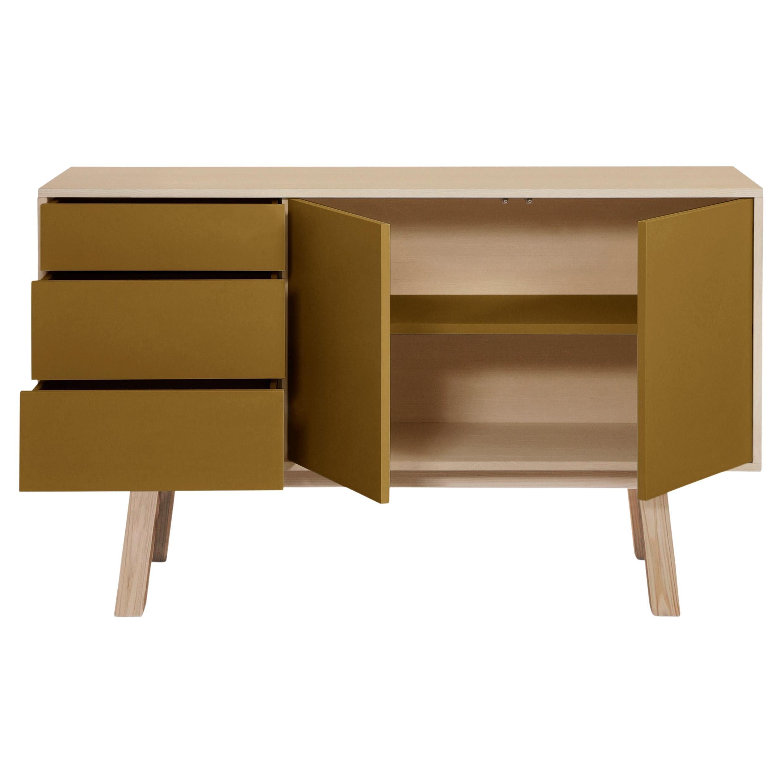 Scandianvian sideboard designed by Eric Gizard, Paris with 11 colours