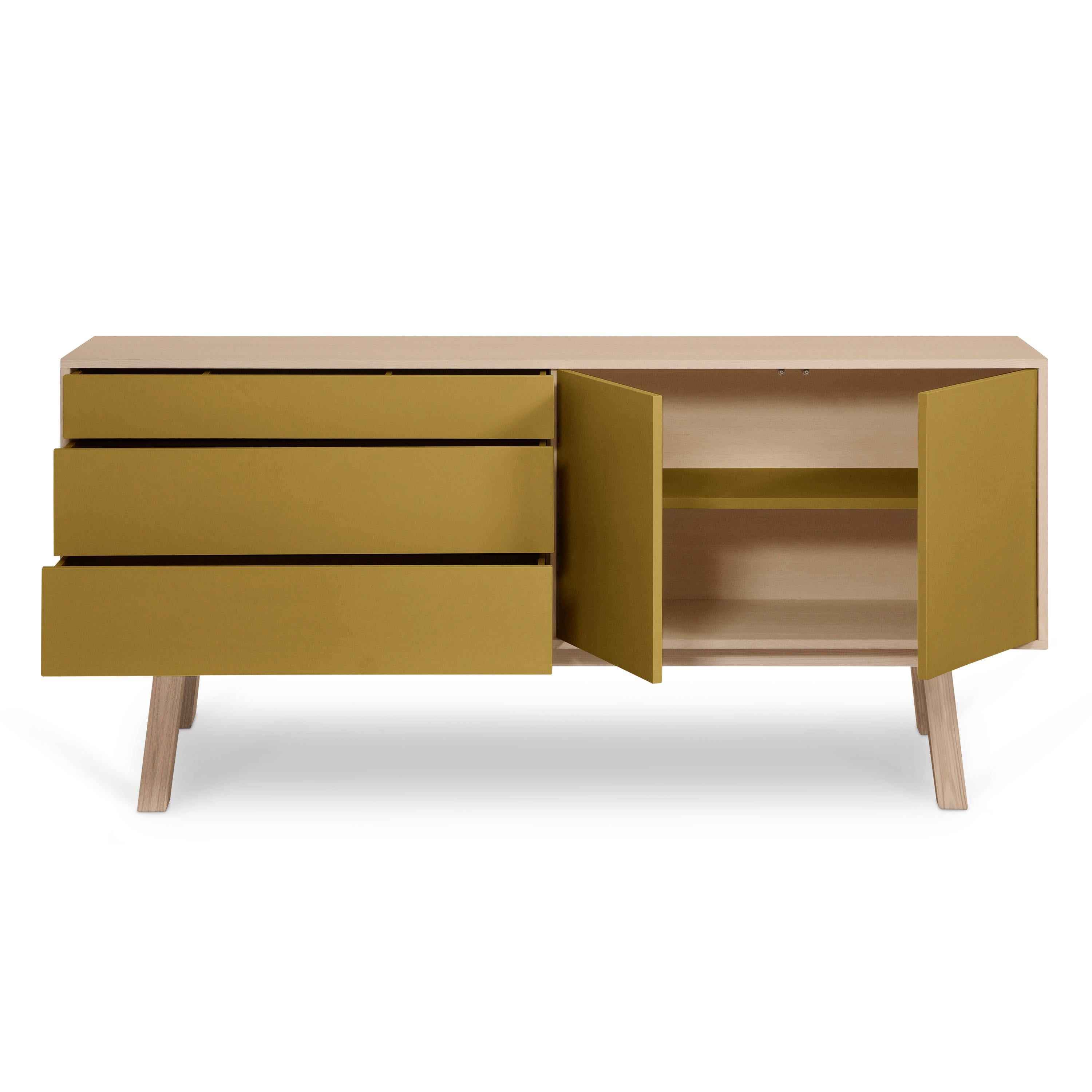Scandinavian Modern Higher Sideboard designed by Eric Gizard, Paris + 10 other colours For Sale