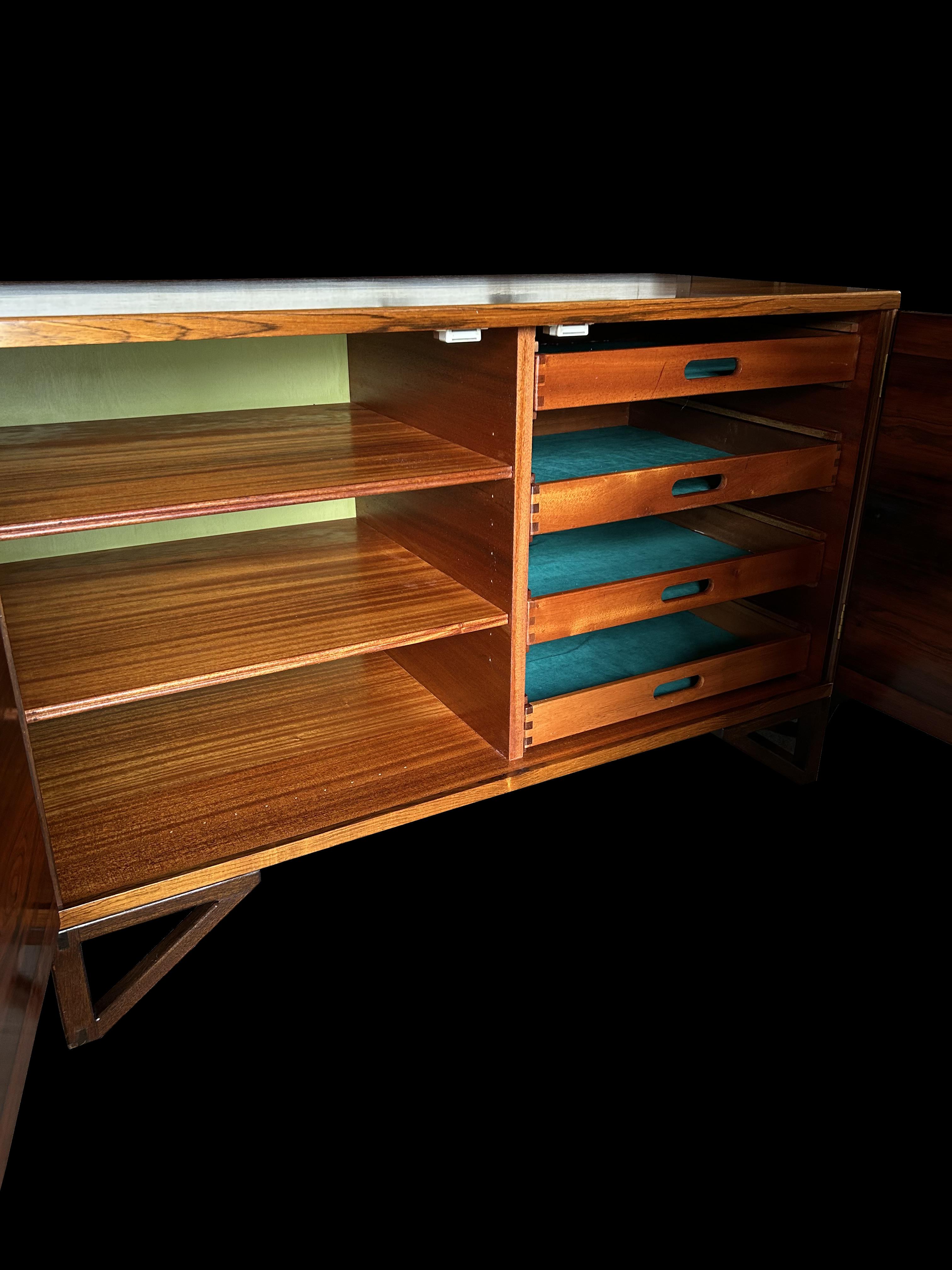 2 Door Cabinet by Svende Lankilde for Lankilde Mobler In Good Condition For Sale In Little Burstead, Essex