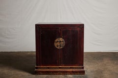 2-Door Chinese Elm Side Cabinet