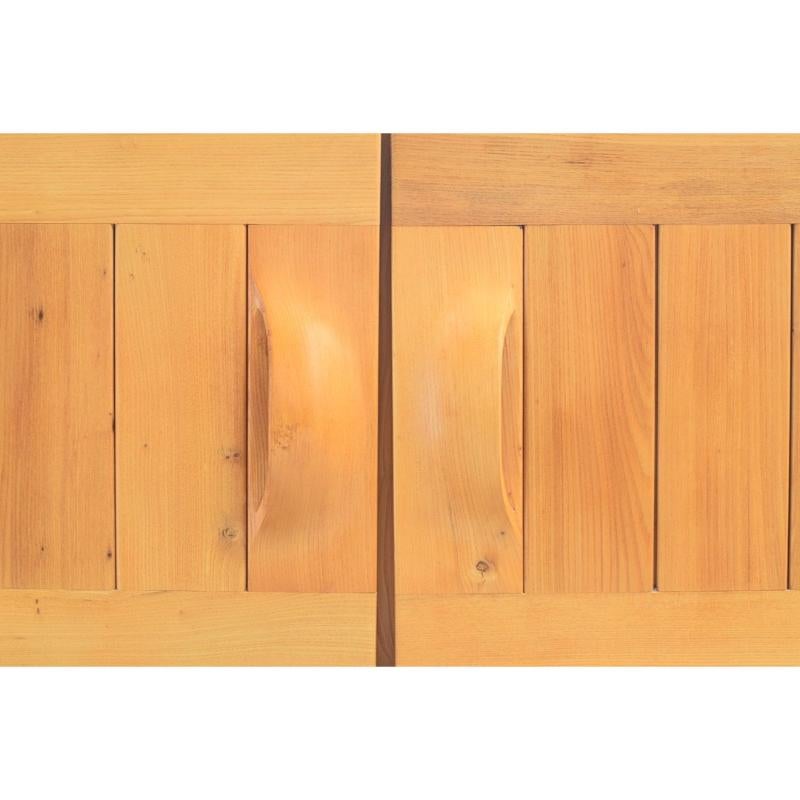 Credenza a 2 porte in olmo di Maison Regain, Francia, anni '60 in vendita 1