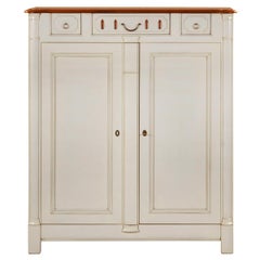 French Tradition 2-door high cabinet in solid cherry