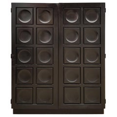 2 Doors Brutalist Bar Ebonized from the Coene