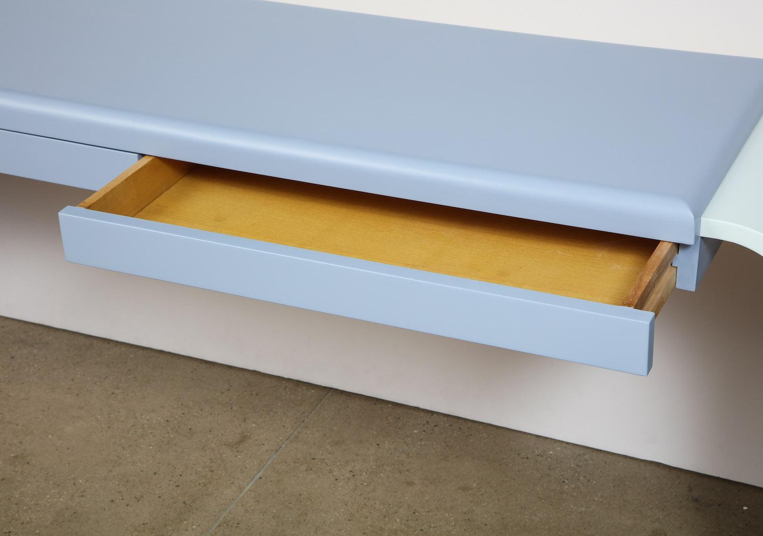 2-Drawer Console Table by Aldo Tura In Good Condition In New York, NY