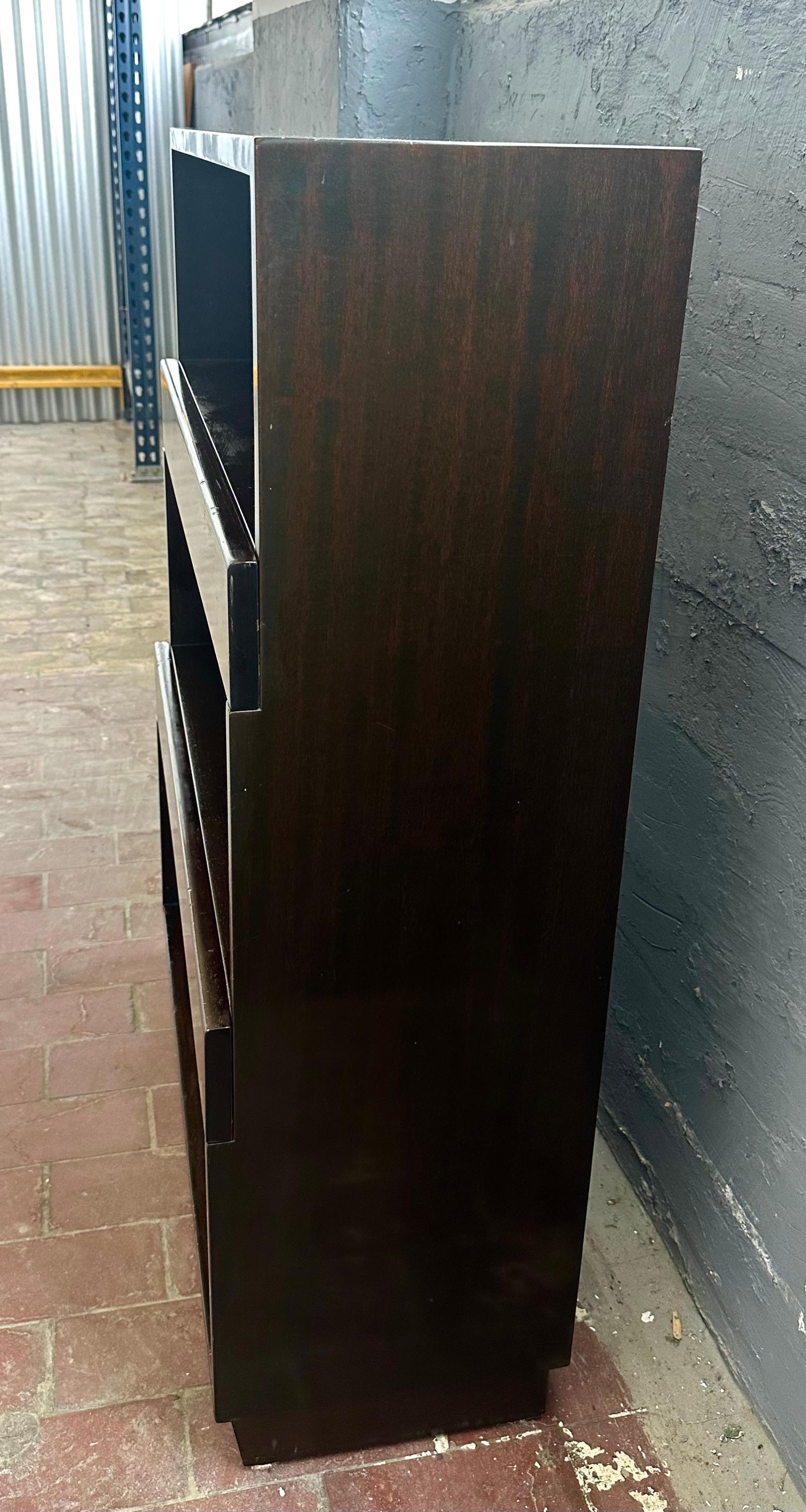 Mid-20th Century Pair Dunbar Early Modern Mahogany Bookcases, Model 3312 For Sale