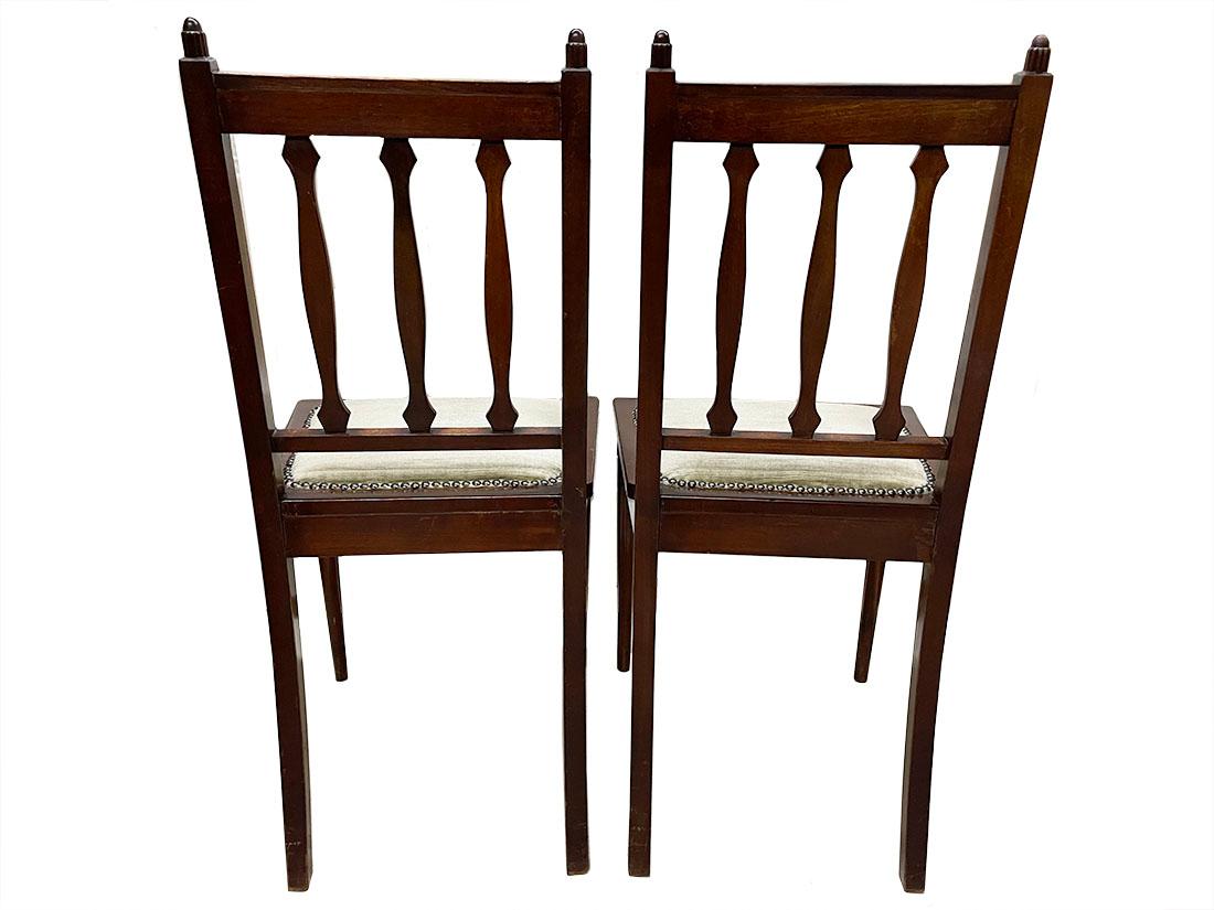 2 Dutch Pander & Zonen Art Deco Side Chairs, 1920 In Good Condition For Sale In Delft, NL