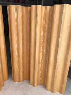 2 Eames Herman Miller Ash FSW-6 Panel Screen Room Divider
