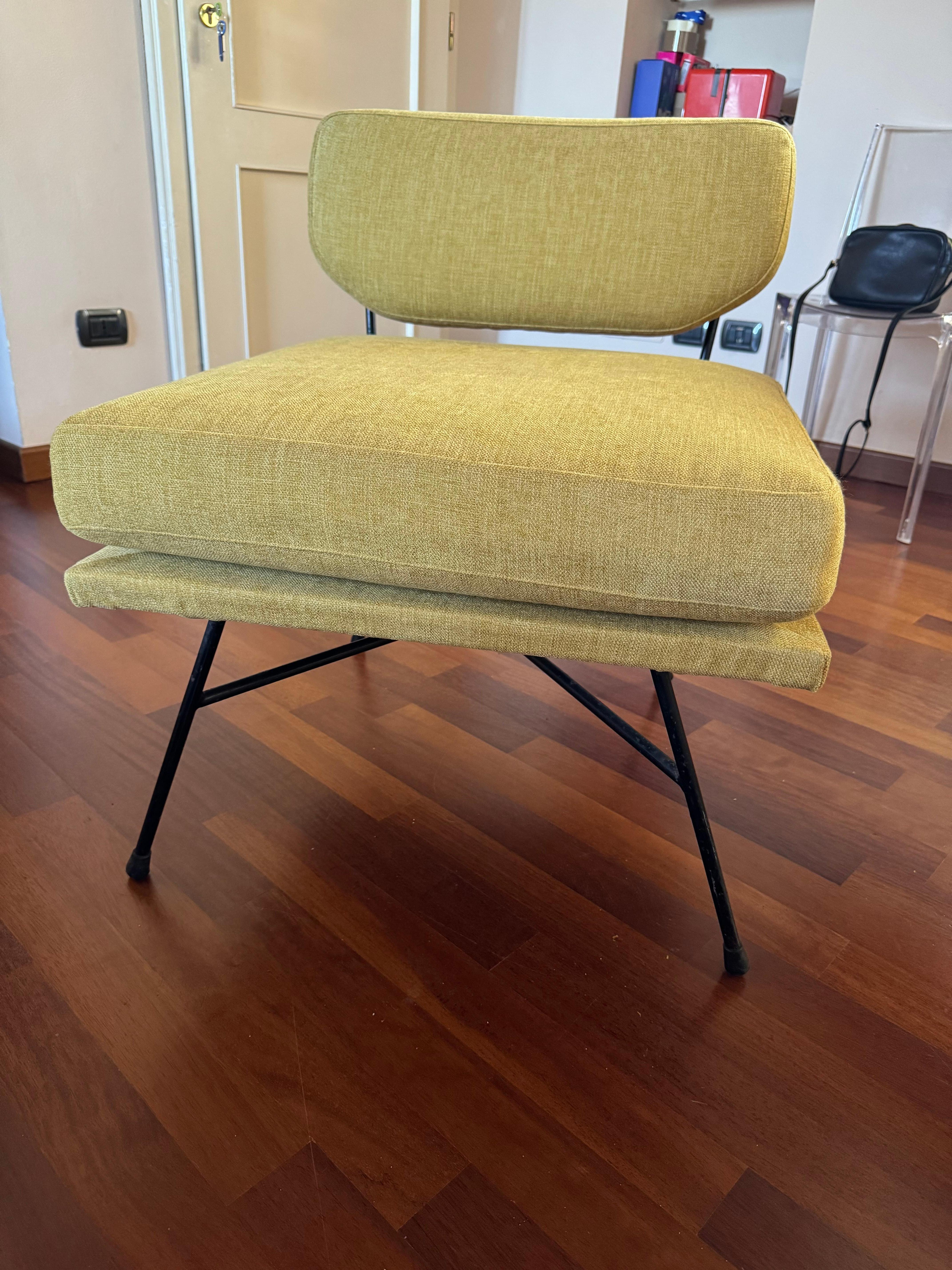 2 Elettra Armchairs by BBPR Studio From Arflex, 1955s 10