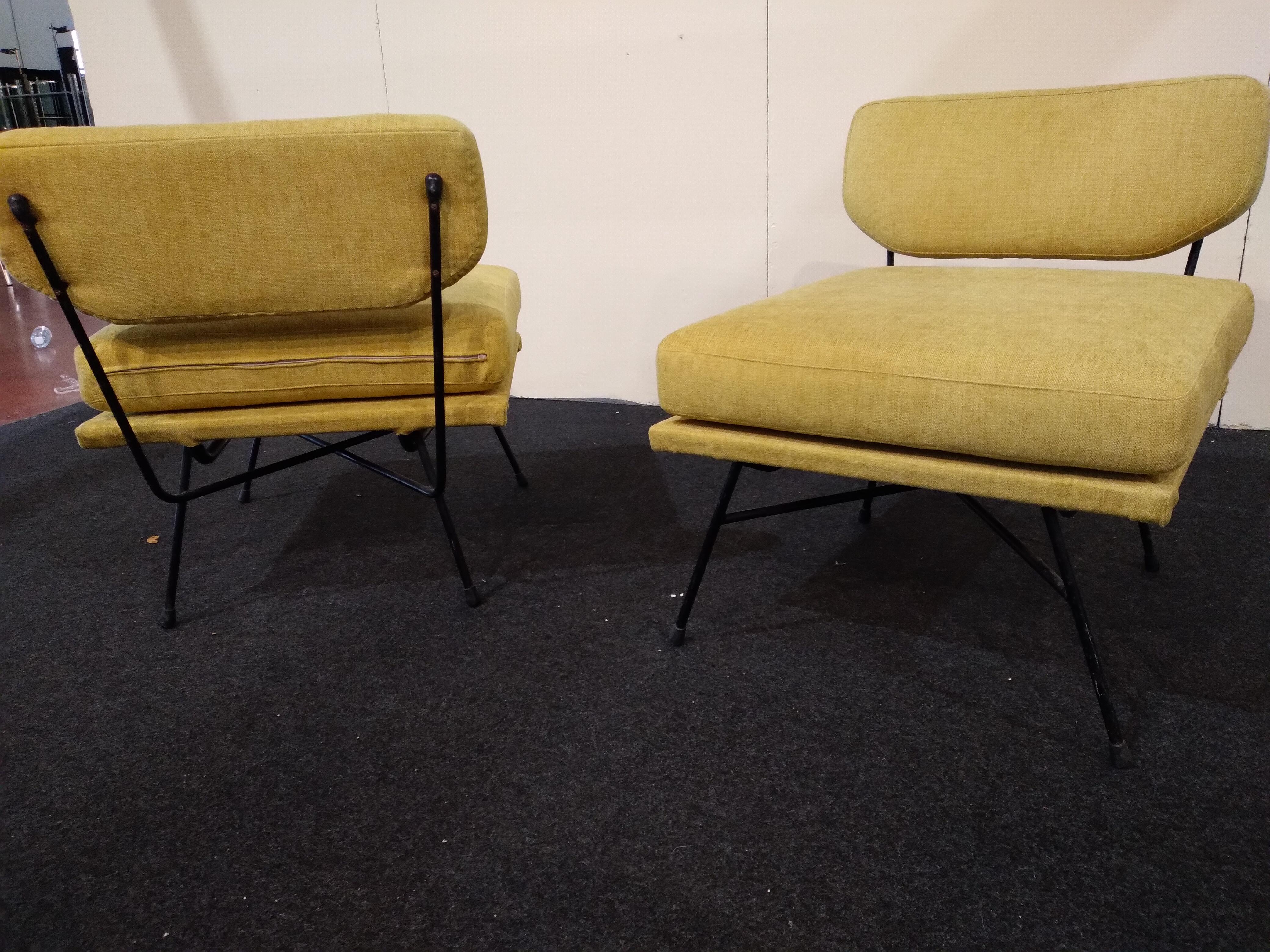 2 Elettra-Sessel von BBPR Studio aus Arflex, 1955er Jahre im Angebot 3