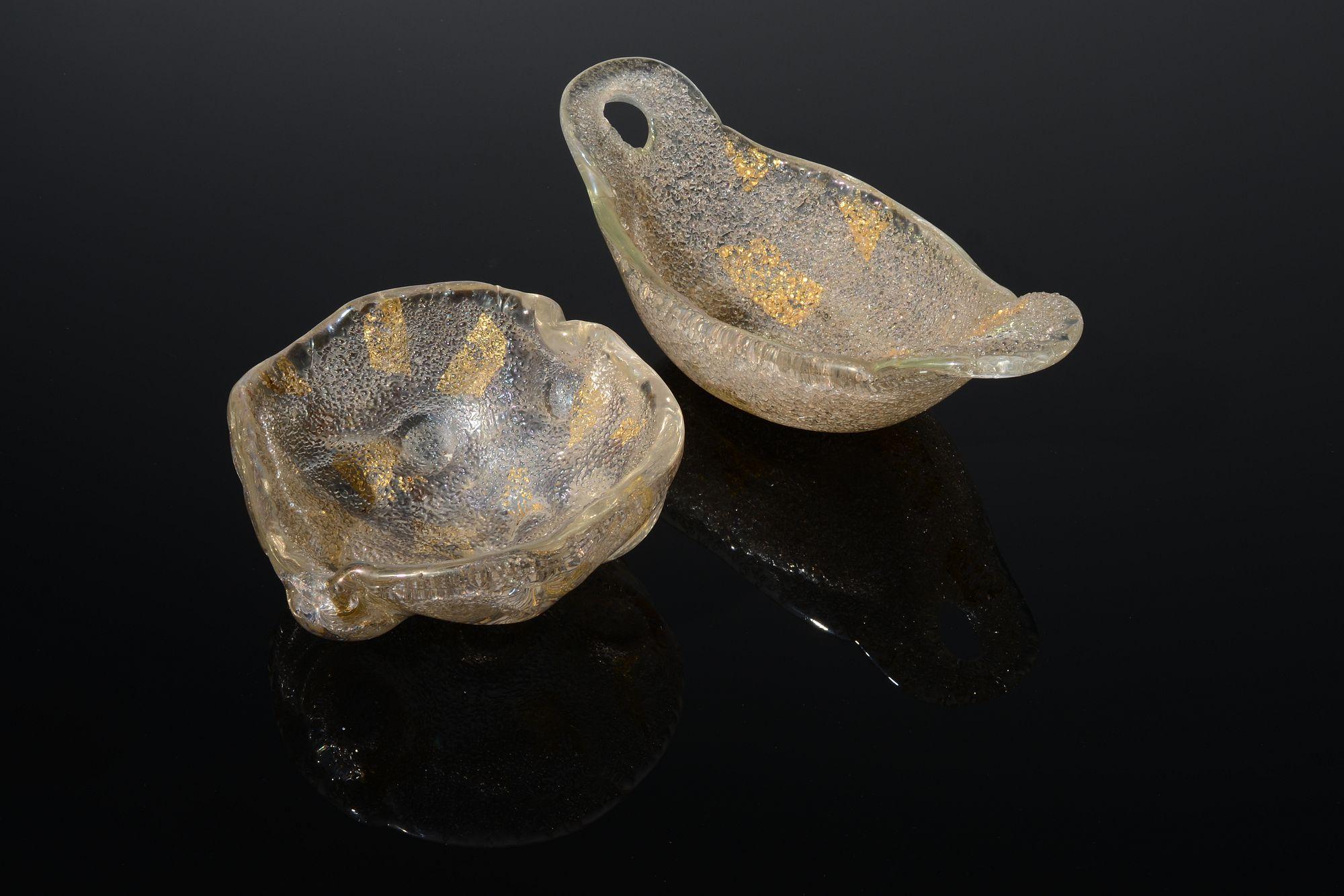 2 Ercole Barovier RUGIADOSO Bowls / Vessels, Murano, Priced Each For Sale 3
