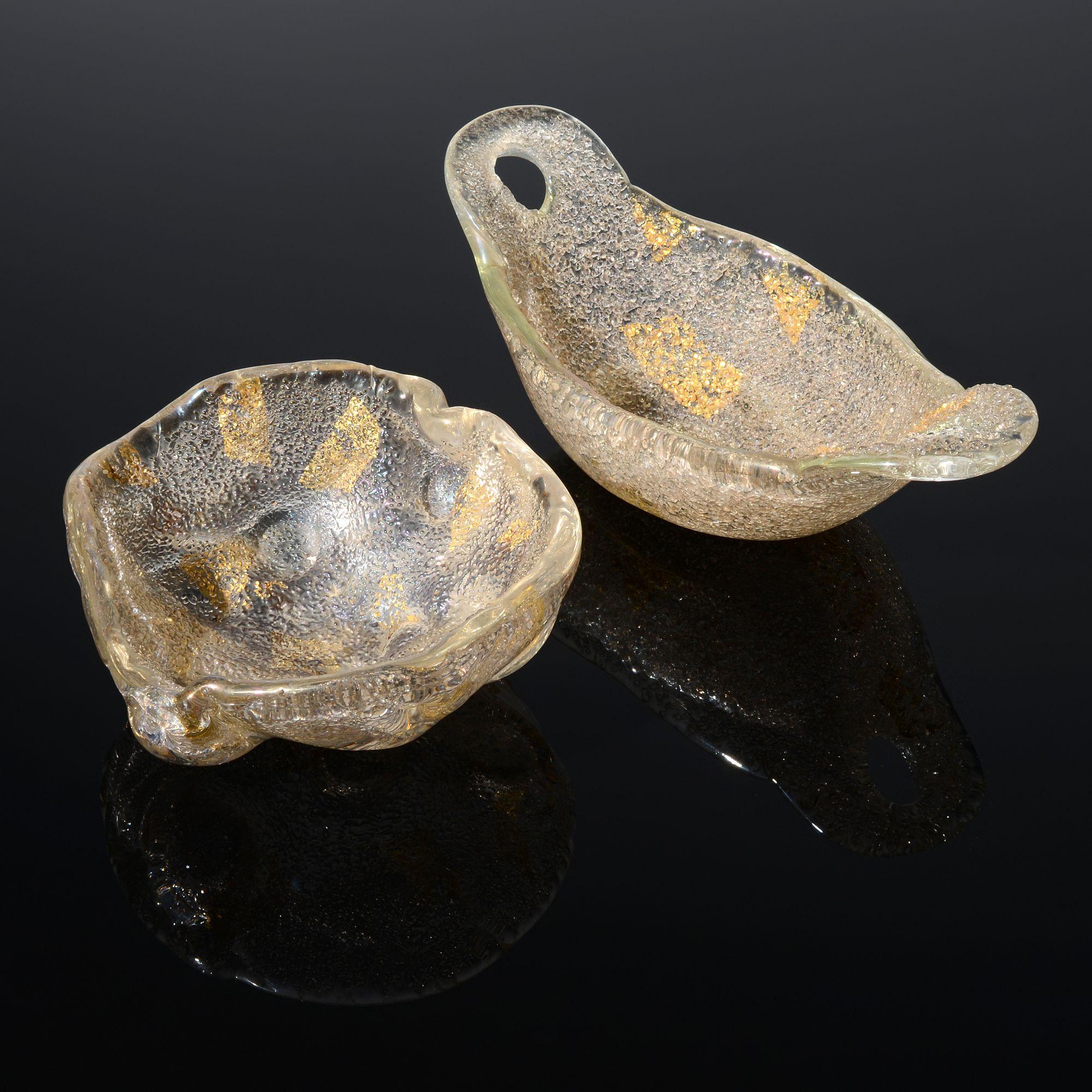 2 Ercole Barovier RUGIADOSO Bowls / Vessels, Murano, Priced Each For Sale 7