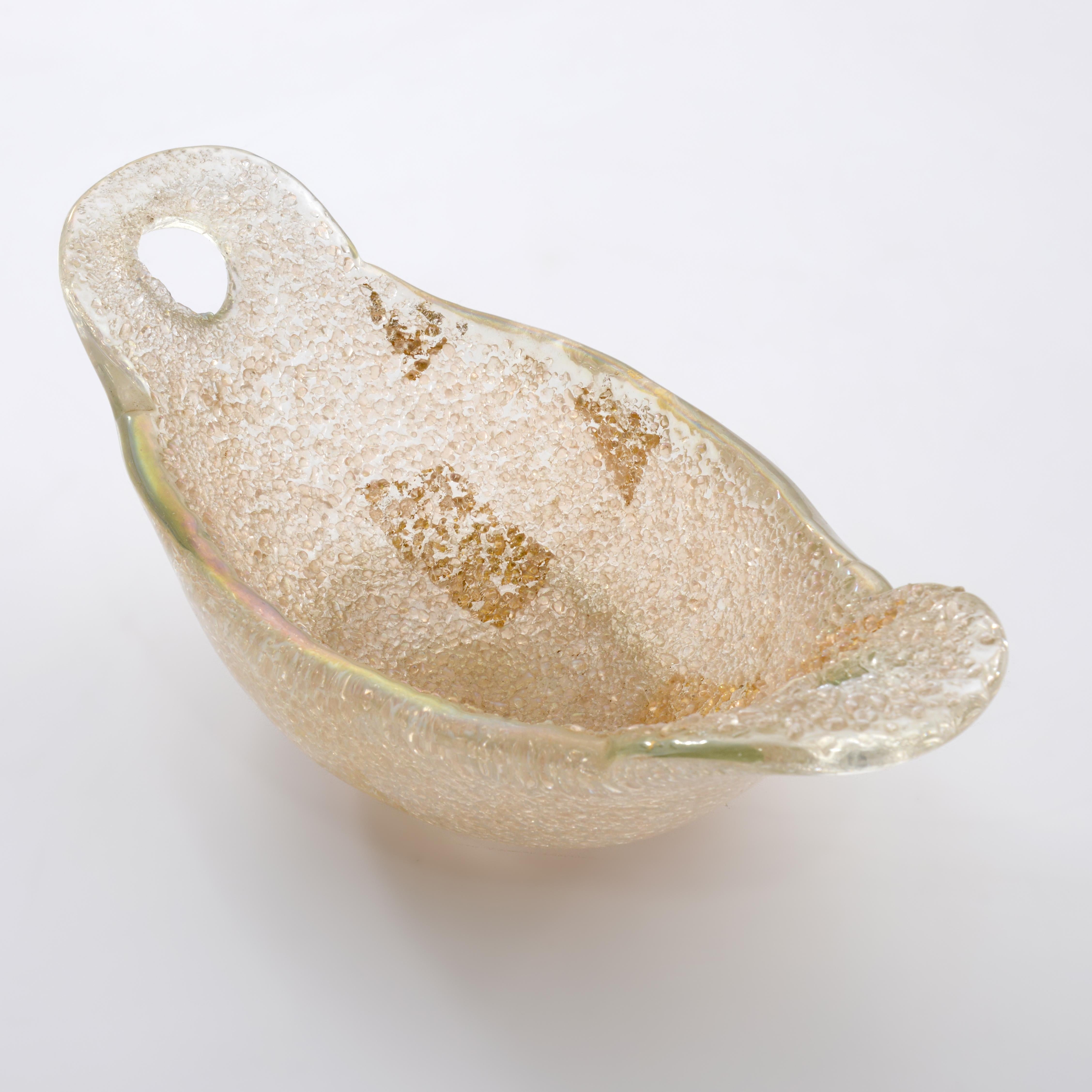 Mid-Century Modern 2 Ercole Barovier RUGIADOSO Bowls / Vessels, Murano, Priced Each For Sale