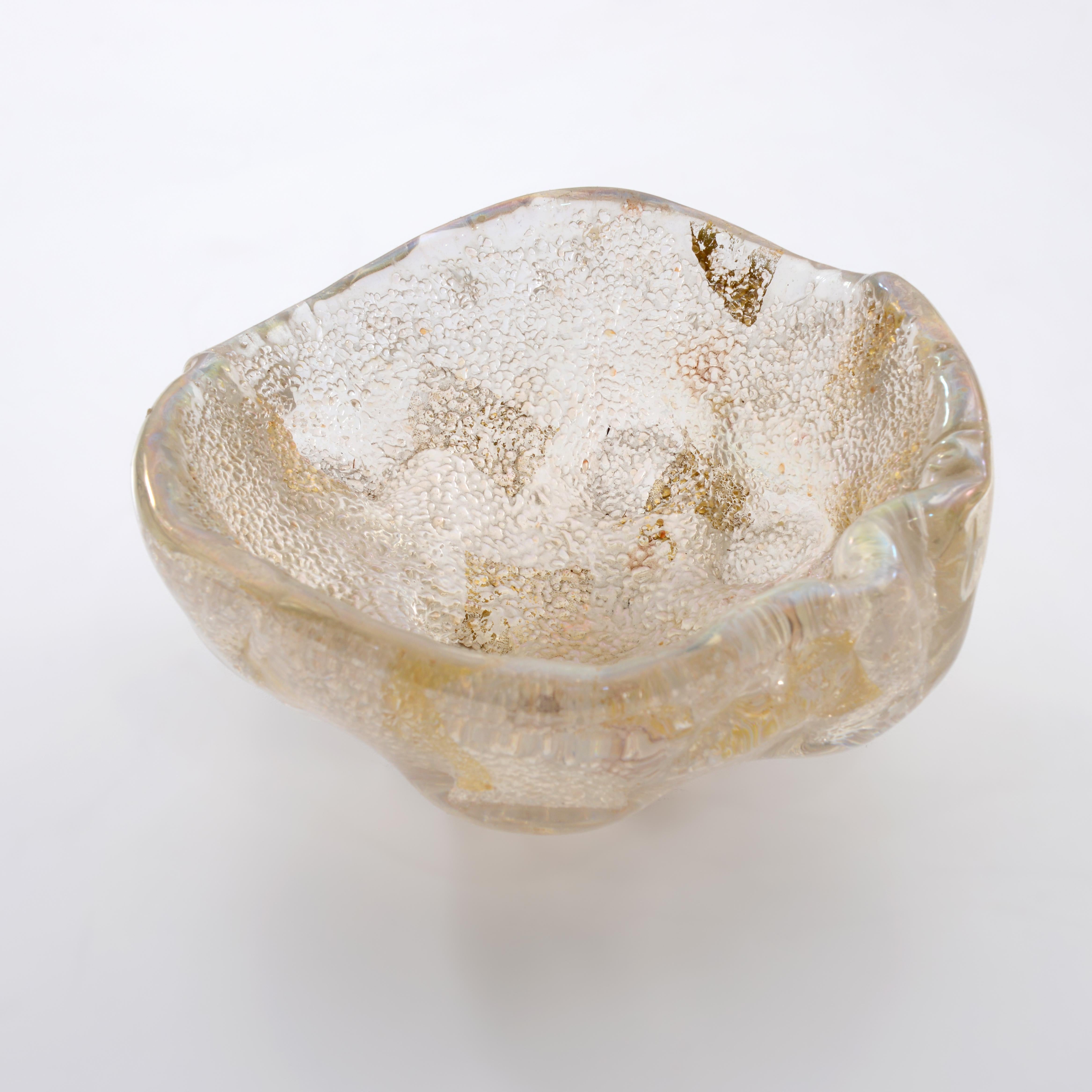 Blown Glass 2 Ercole Barovier RUGIADOSO Bowls / Vessels, Murano, Priced Each For Sale