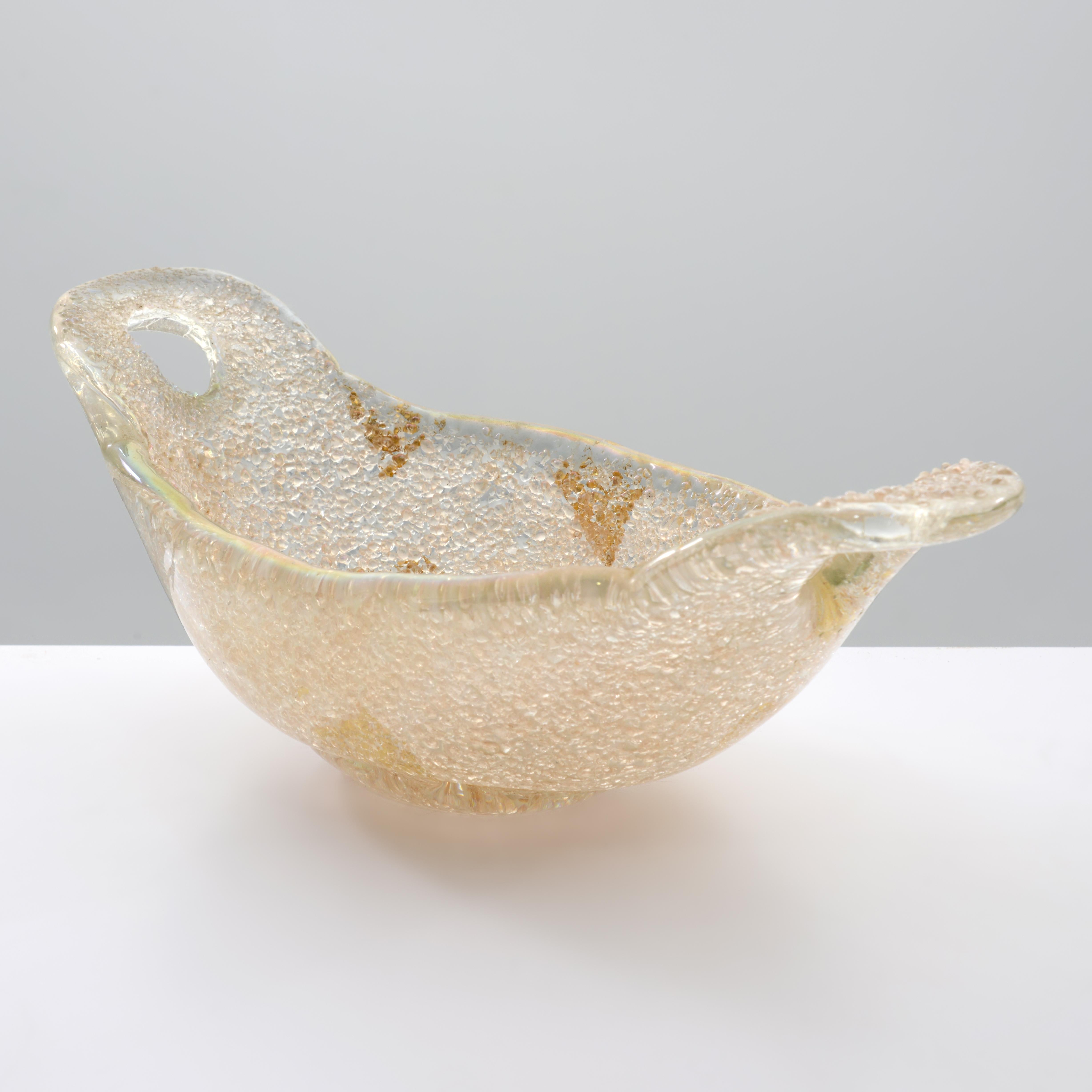 2 Ercole Barovier RUGIADOSO Bowls / Vessels, Murano, Priced Each For Sale 1