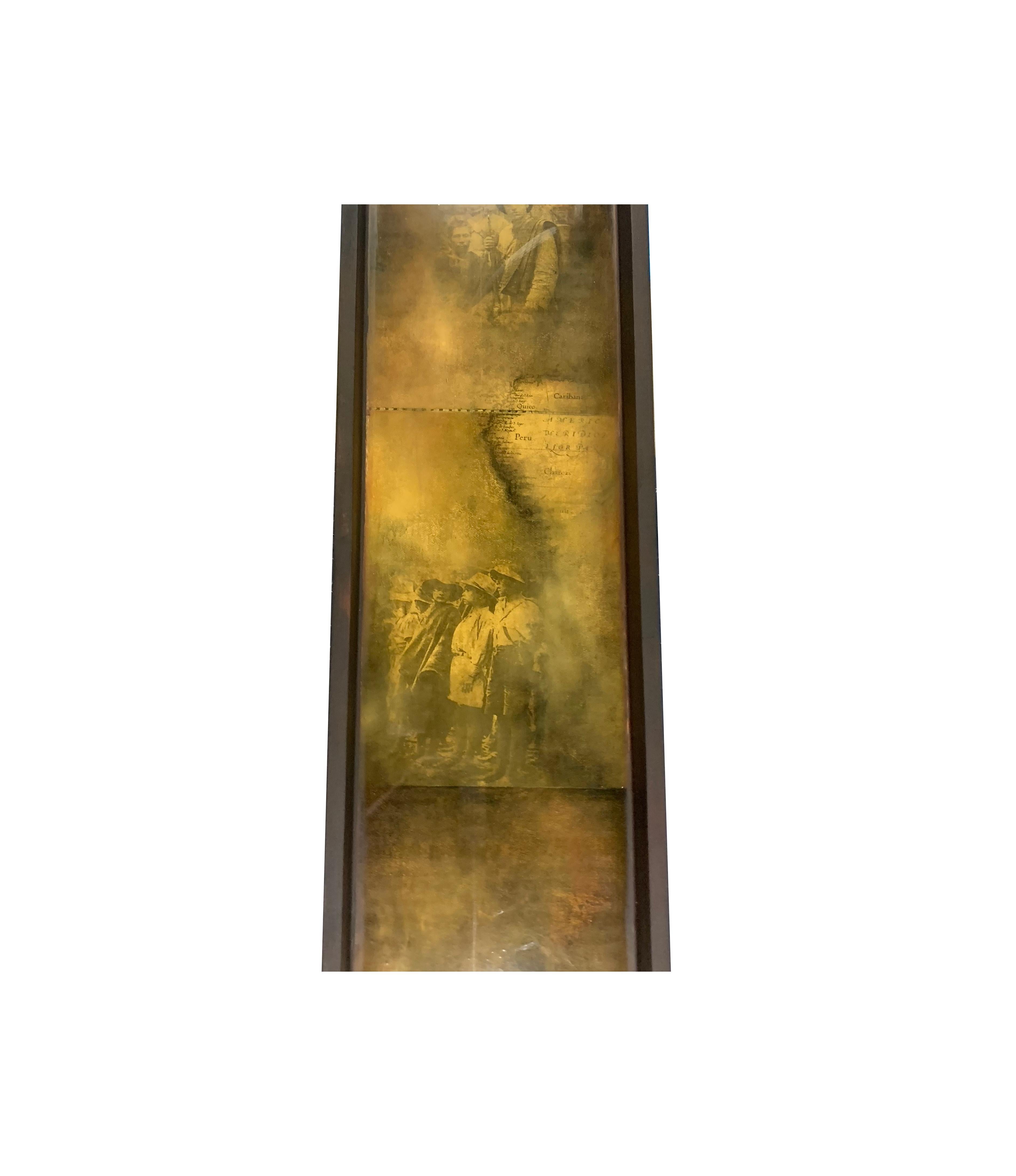 2 Evelyn Valdirio Double Sided Hanging Art Panels For Sale 3