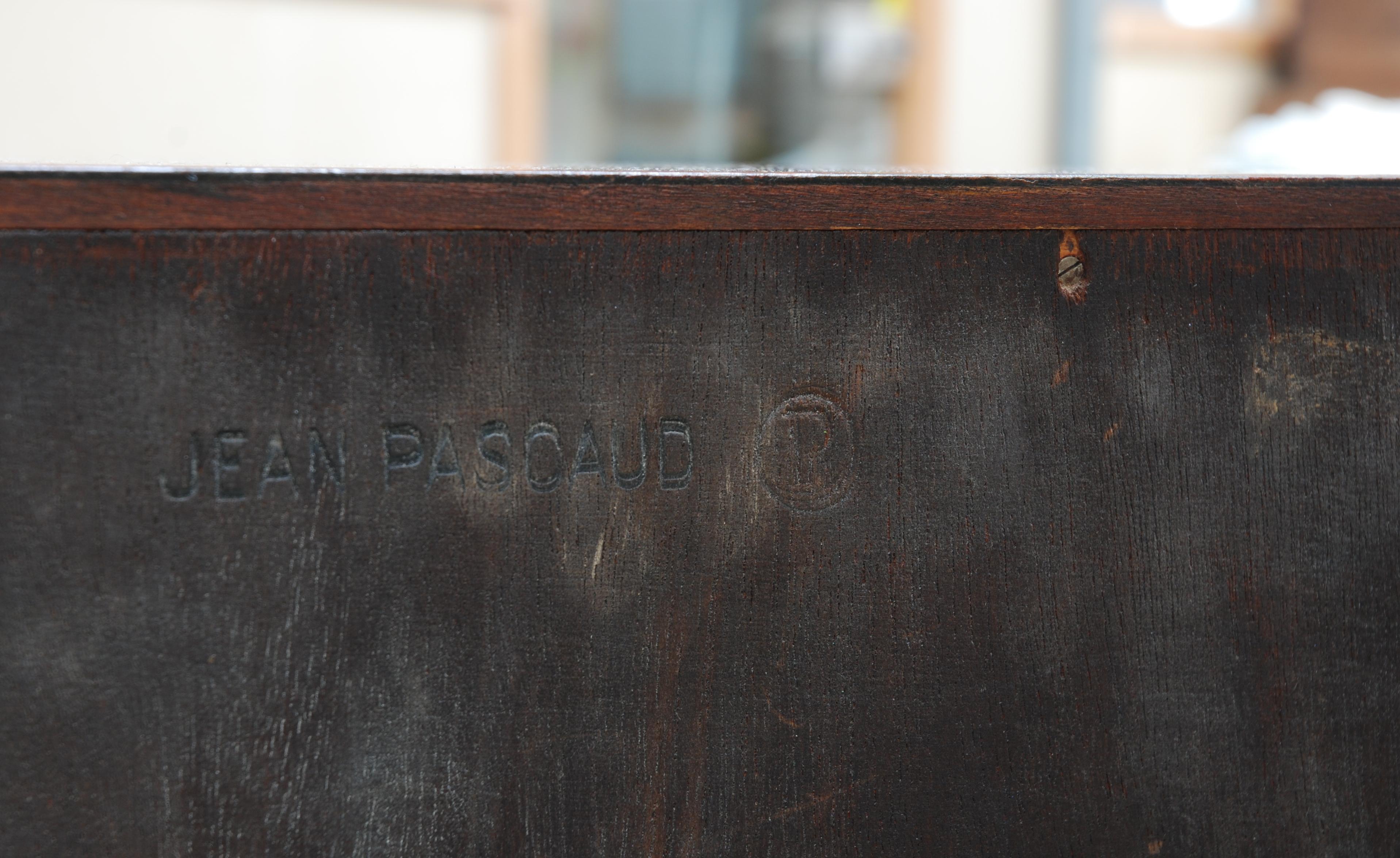 2 Fine French Art Deco Rosewood Credenza by Jean Pascaud For Sale 8